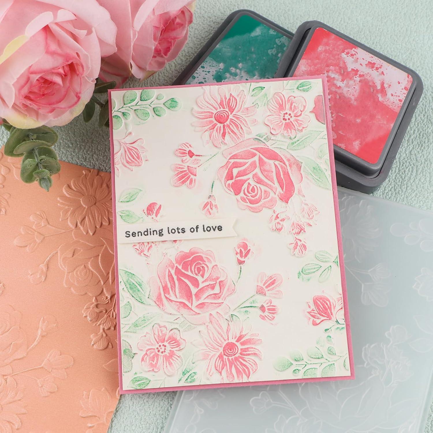 Carpeta de Relieve 3D BAOFALI 16x11.5cm para Tarjetas DIY