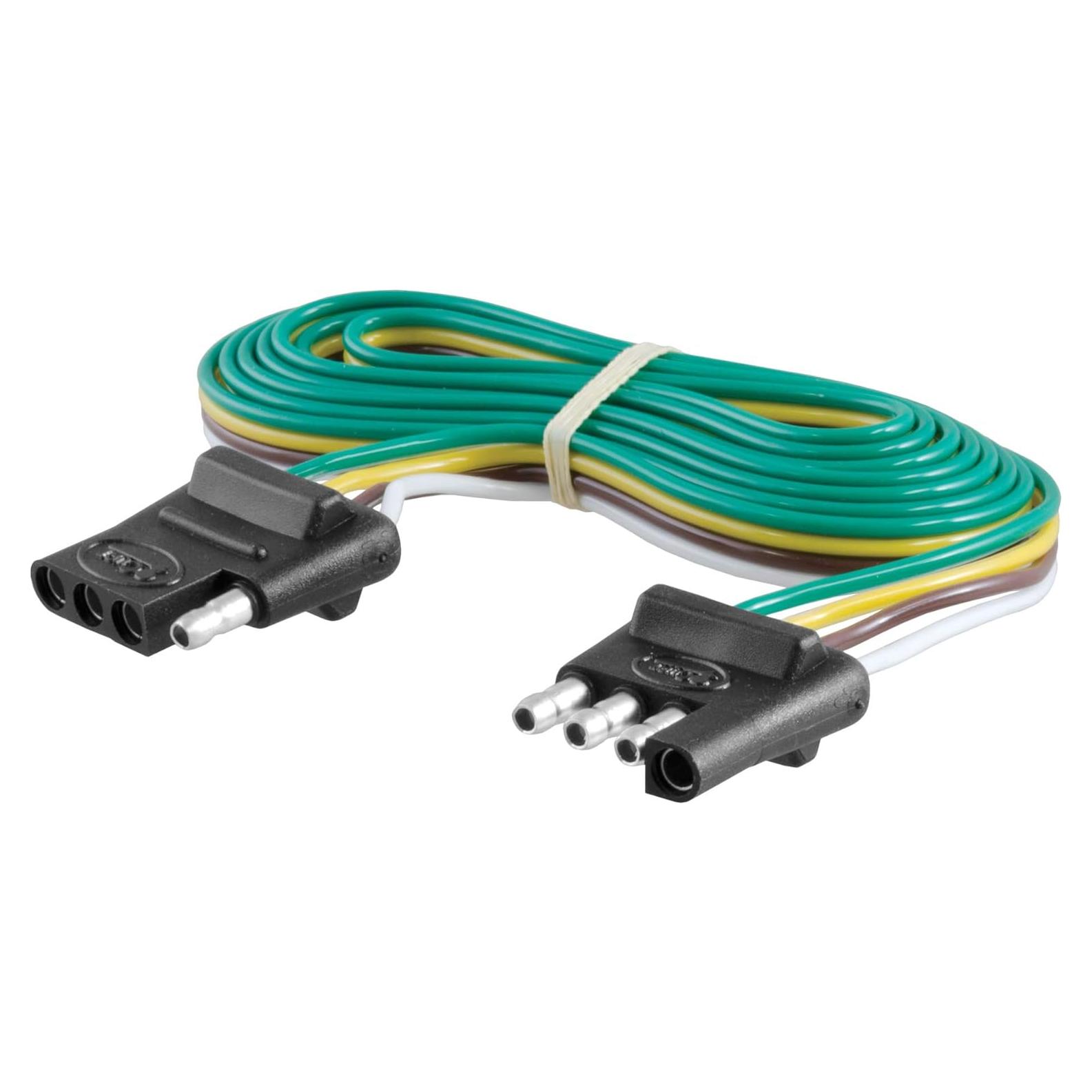 Conector de Cableado Plano 4 Pines CURT 58050 182.88 cm