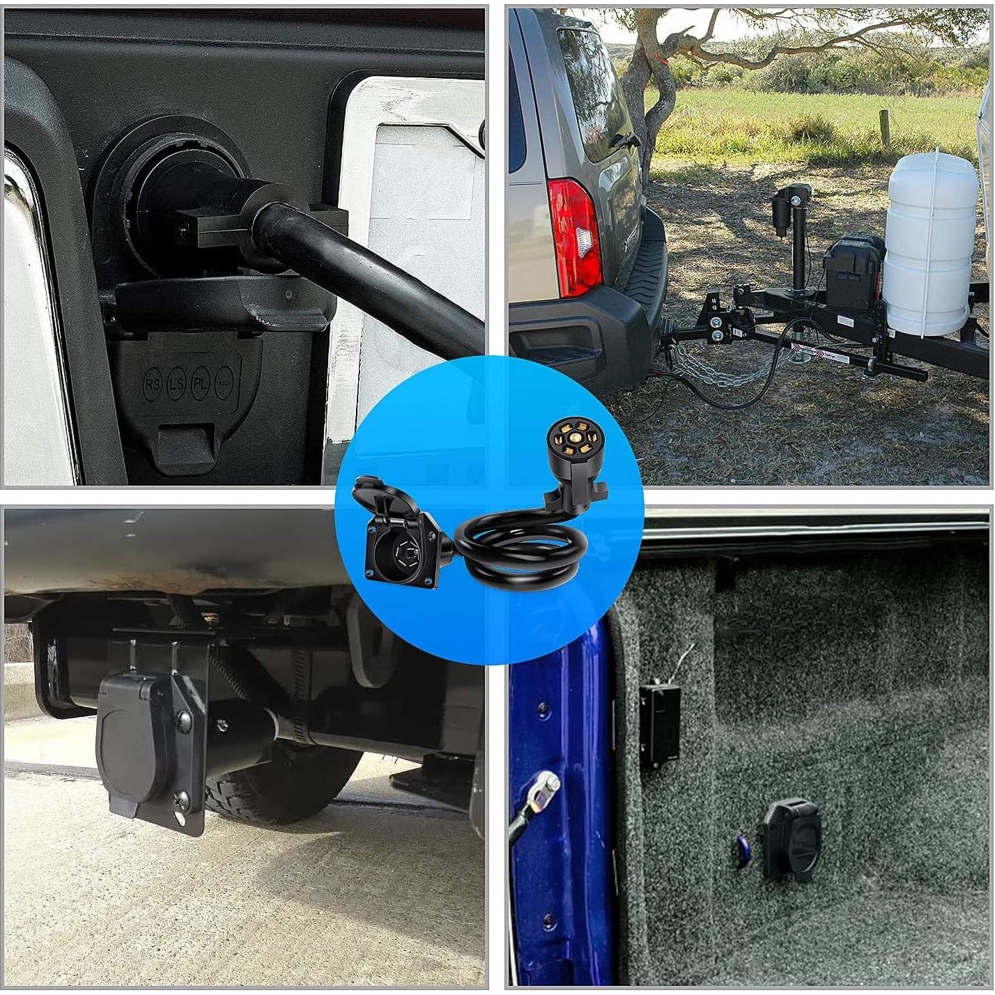 Cable de Extensión de Remolque Nilight 50050R 7 Vías 0.91 m