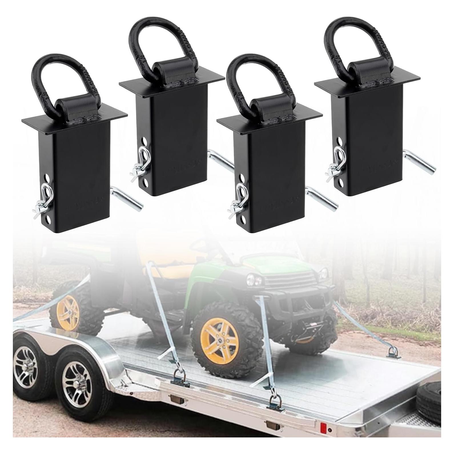 Anclajes D Ring Venussar para Remolque 16200lbs - Paquete de 4