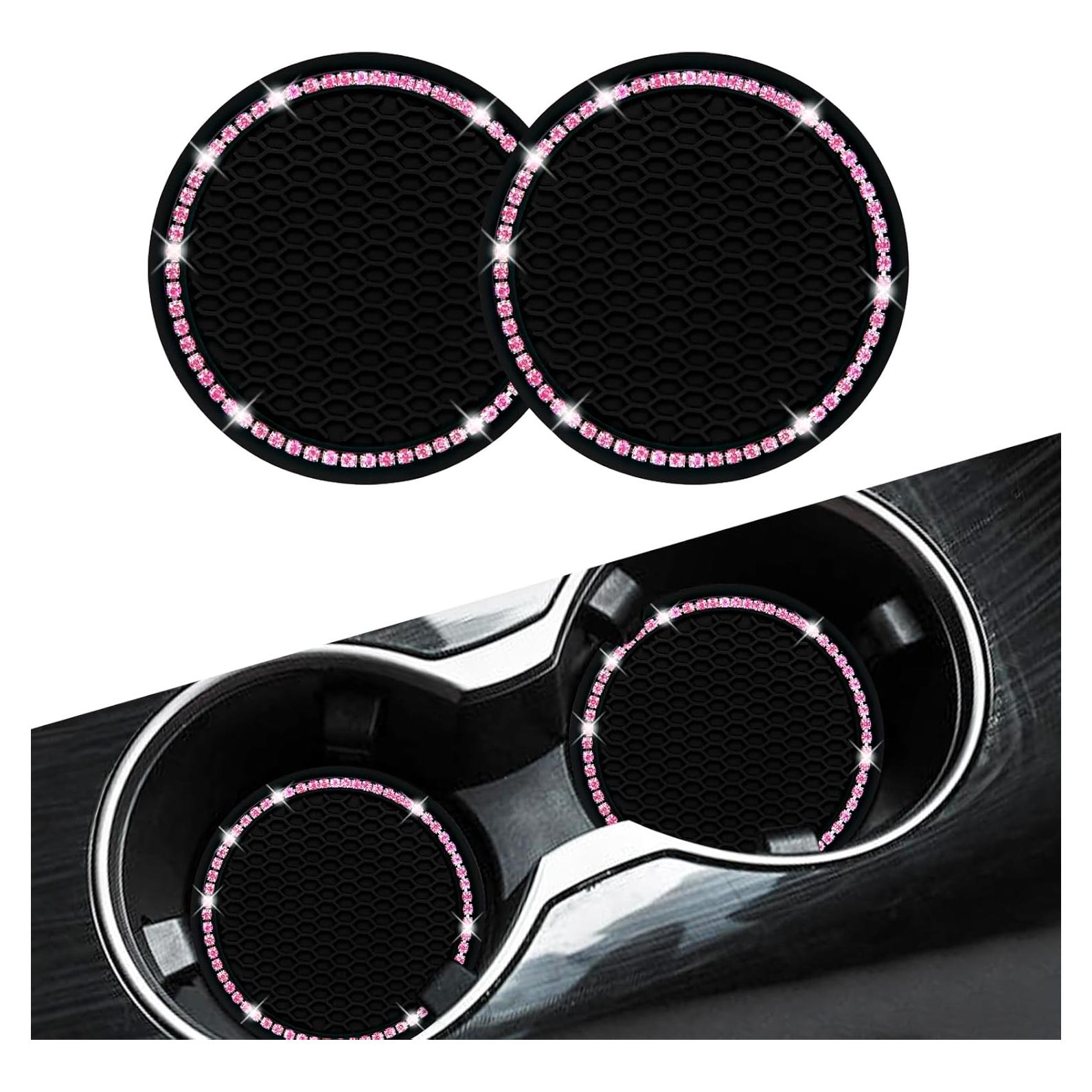 Posavasos de Coche Senose 6.99 cm Silicona Antideslizante 2 Pcs