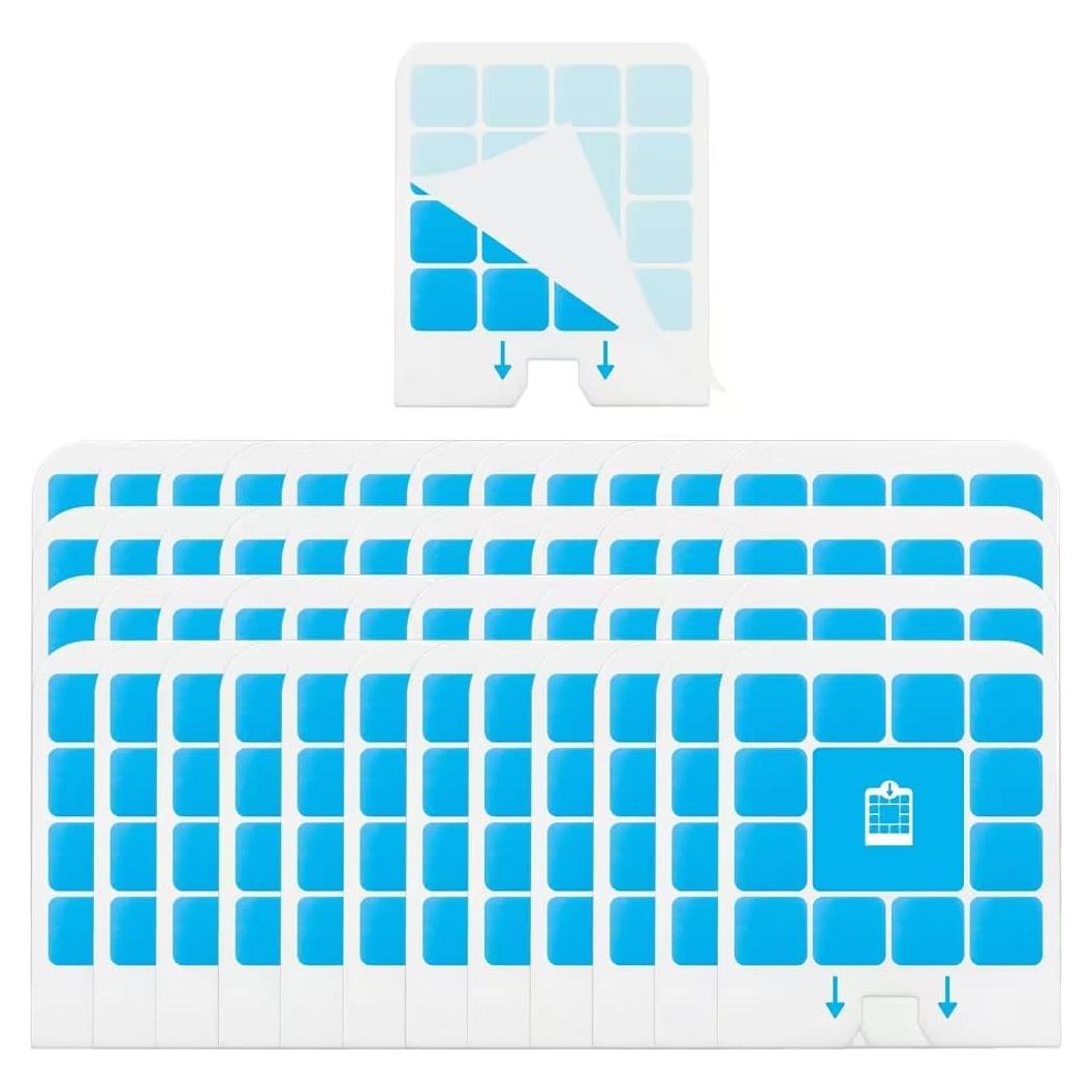 Paquete de 40 Tarjetas Adhesivas Amgolibi para SH502 y DT3005W
