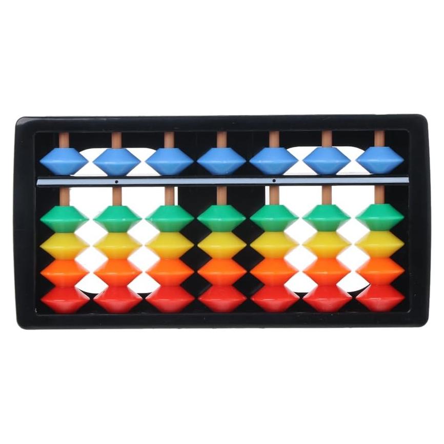 Ábaco Soroban de Plástico 12cm - Herramienta Educativa Matemática