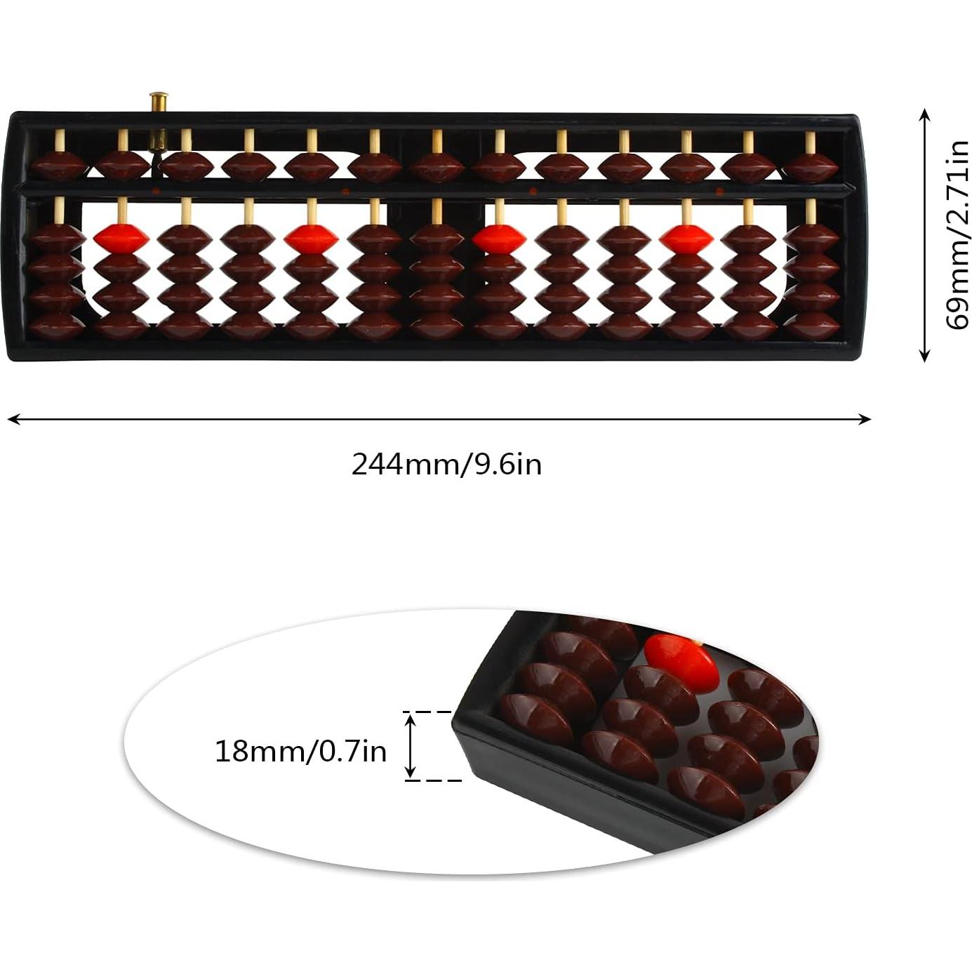 Ábaco de Aritmética Larcele SP-02 con Botón de Reinicio