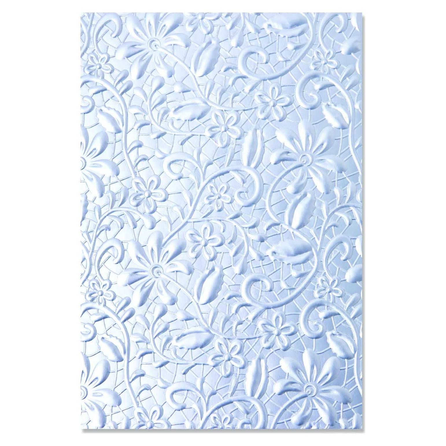 Carpeta de Embossing 3D Sizzix Lacey 15.9x10.8cm Multicolor
