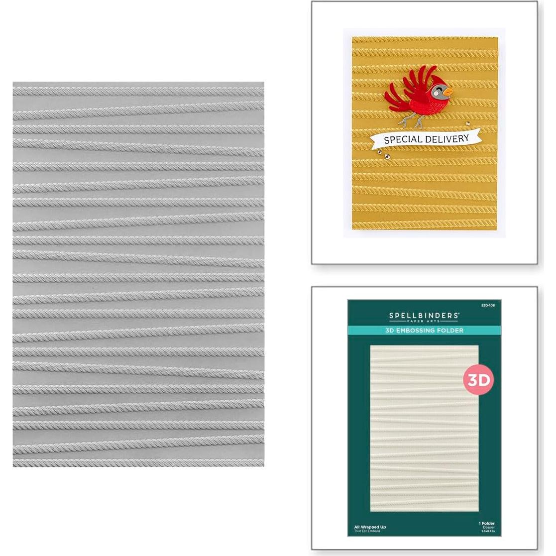 Carpeta de Embossing 3D Spellbinders All Wrapped Up 14x22 cm