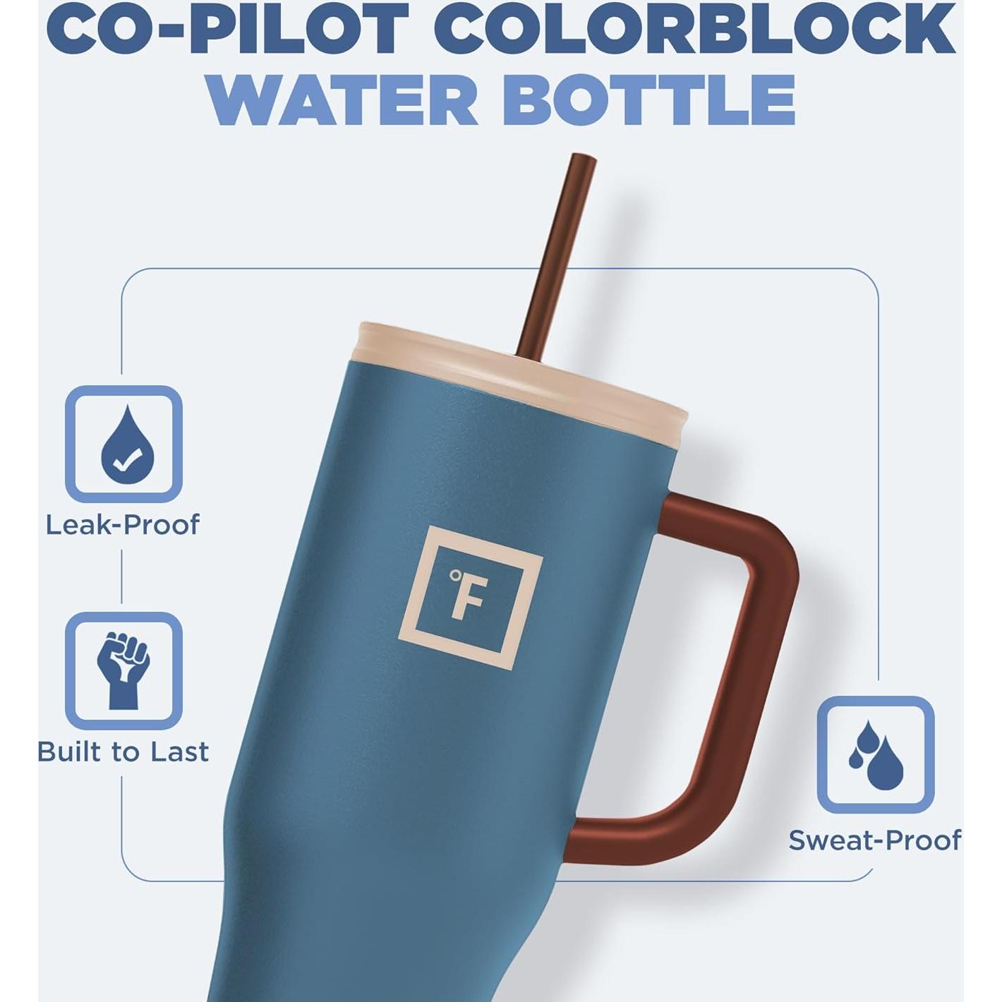 Taza Aislada IRON °FLASK Co-Pilot 1.13 kg 40 Oz Viaje