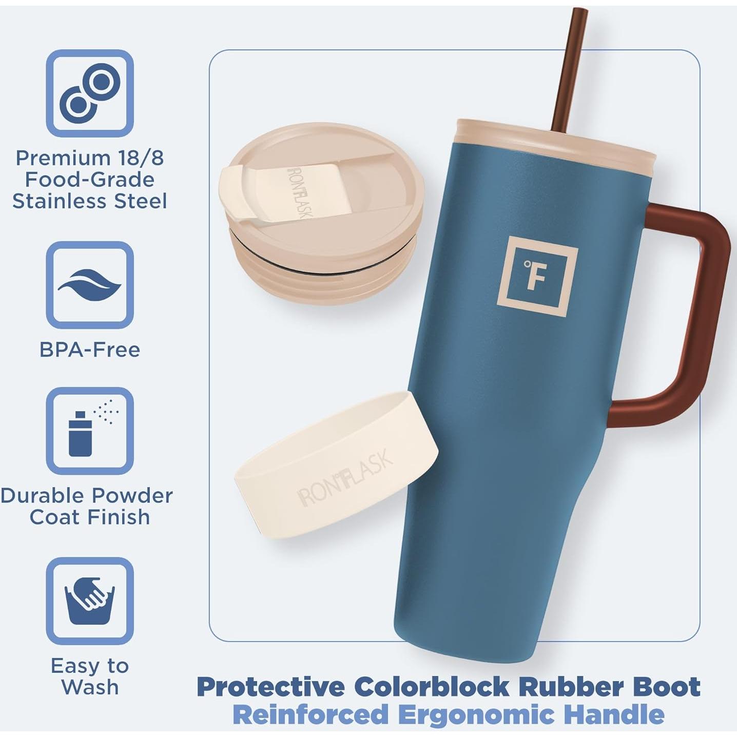 Taza Aislada IRON °FLASK Co-Pilot 1.13 kg 40 Oz Viaje