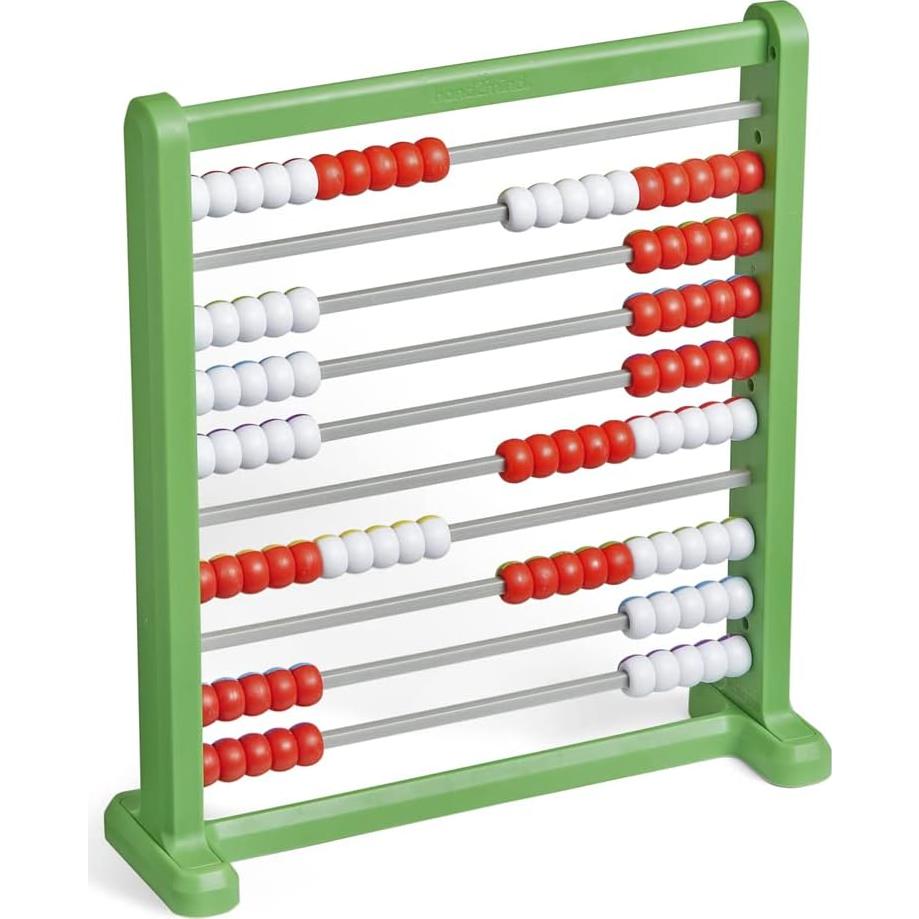 Ábaco Doble Cara Hand2Mind para Matemáticas - 100 Cuentas