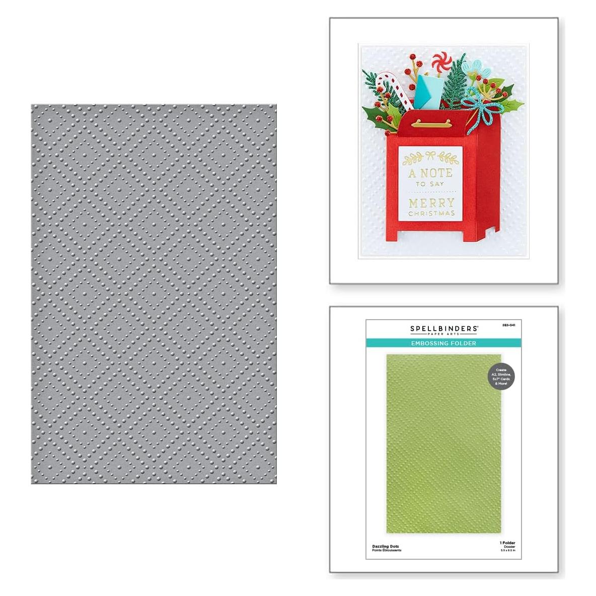 Carpeta de Embossing Spellbinders Dots Deslumbrantes 22.9x15.2cm