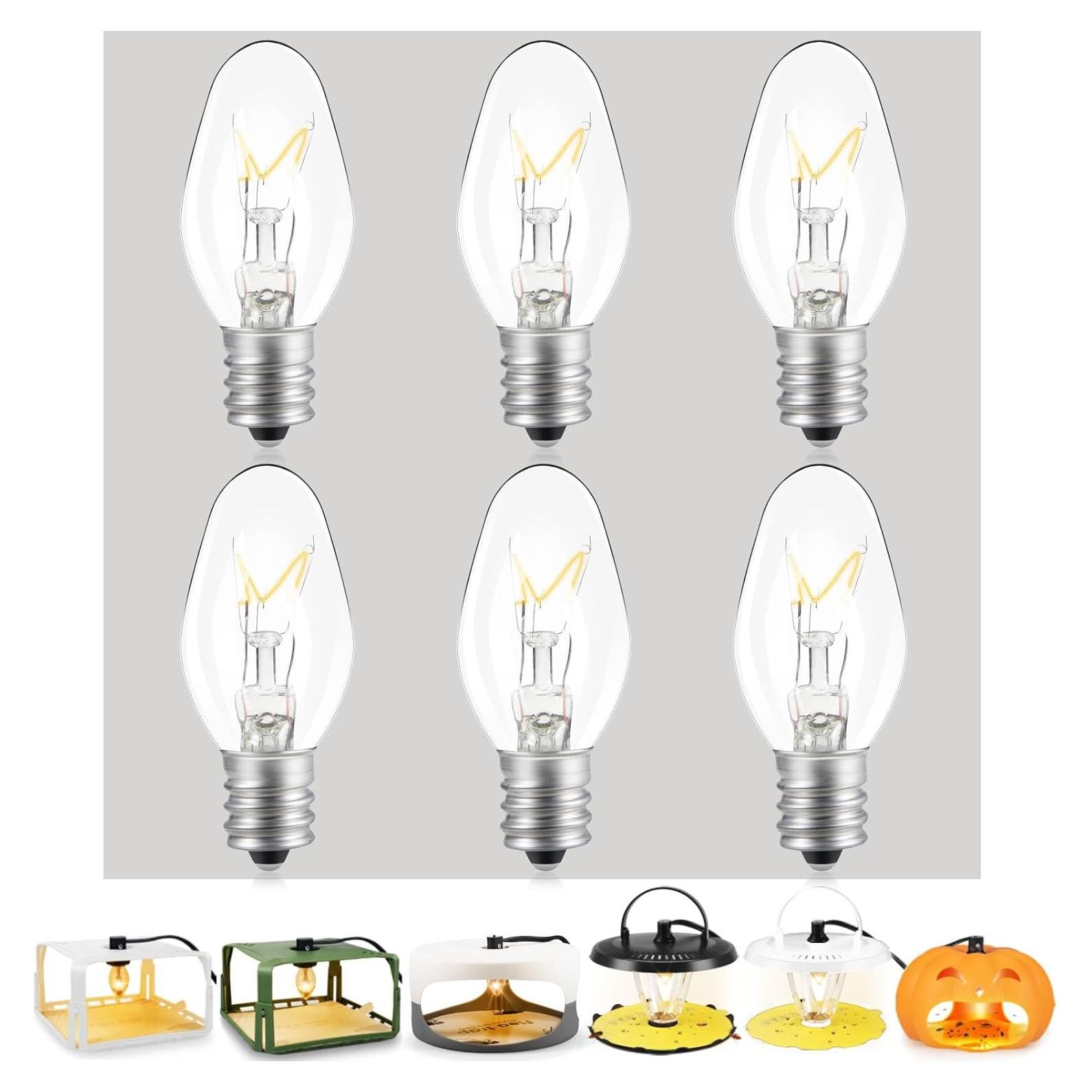 Bombillas de Repuesto Jahy2Tech para Trampa de Pulgas - 6 Unidades