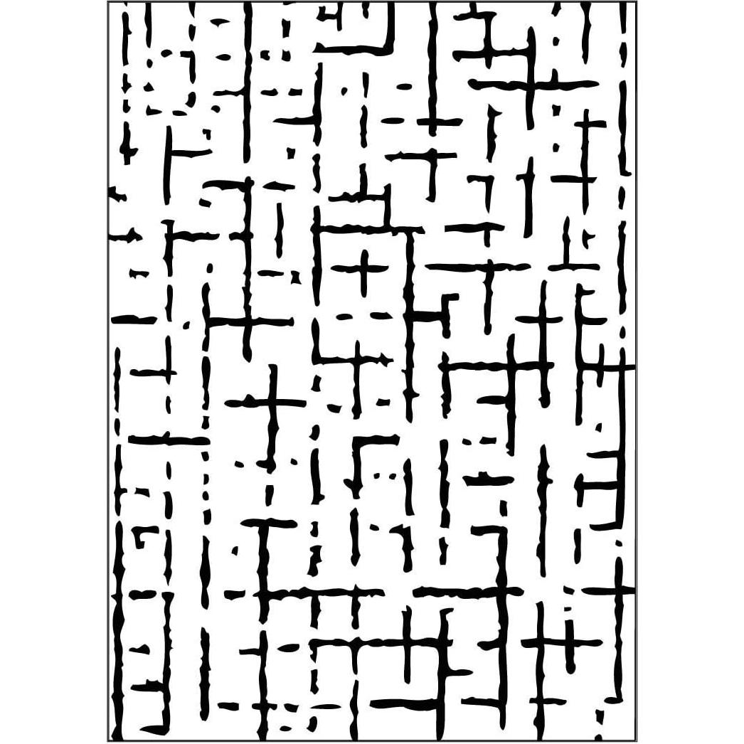 Carpeta de Embossing Bira Craft 12.7x17.8 cm Textura Pared