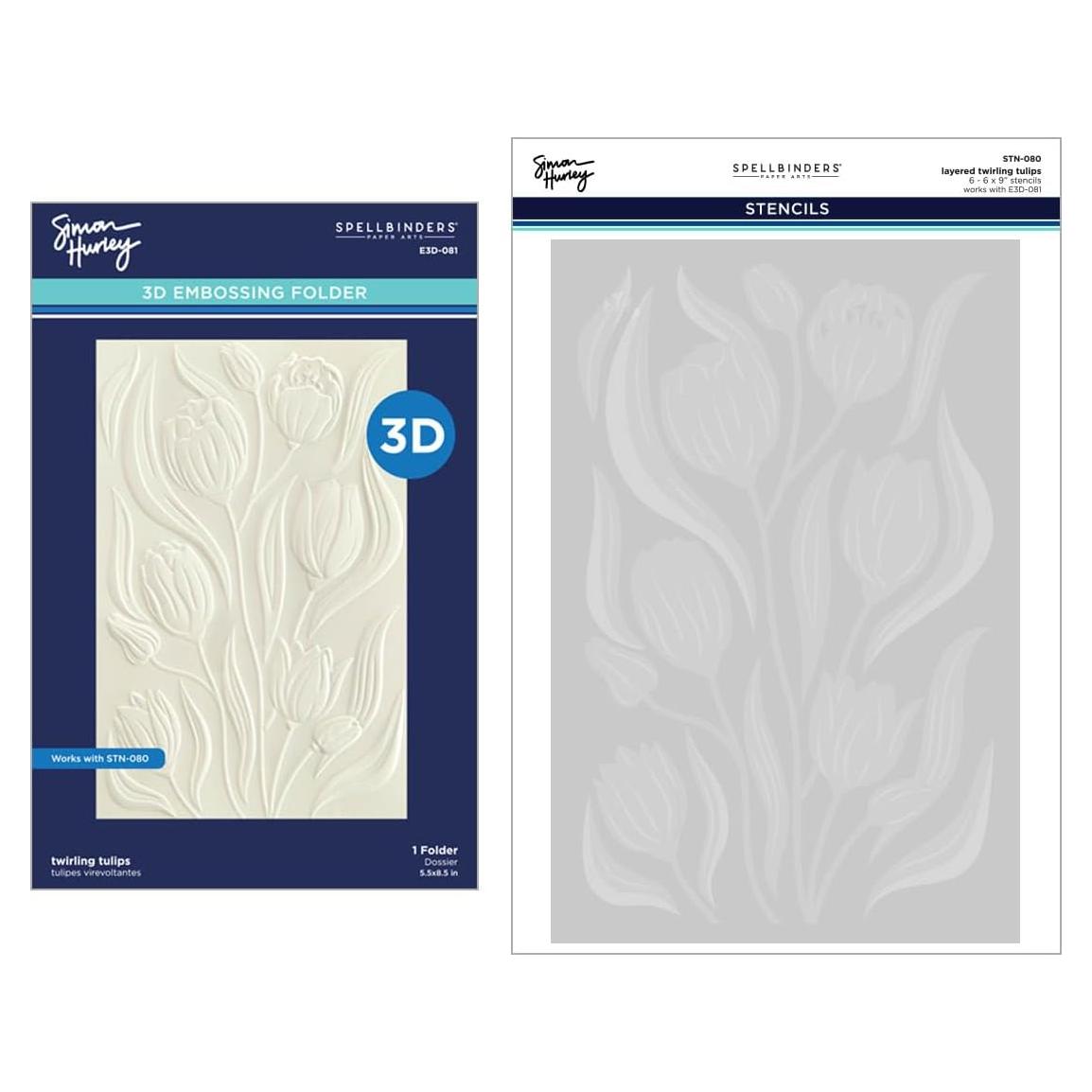 Paquete de Plantillas 3D Tulipanes Giratorios Simon Hurley