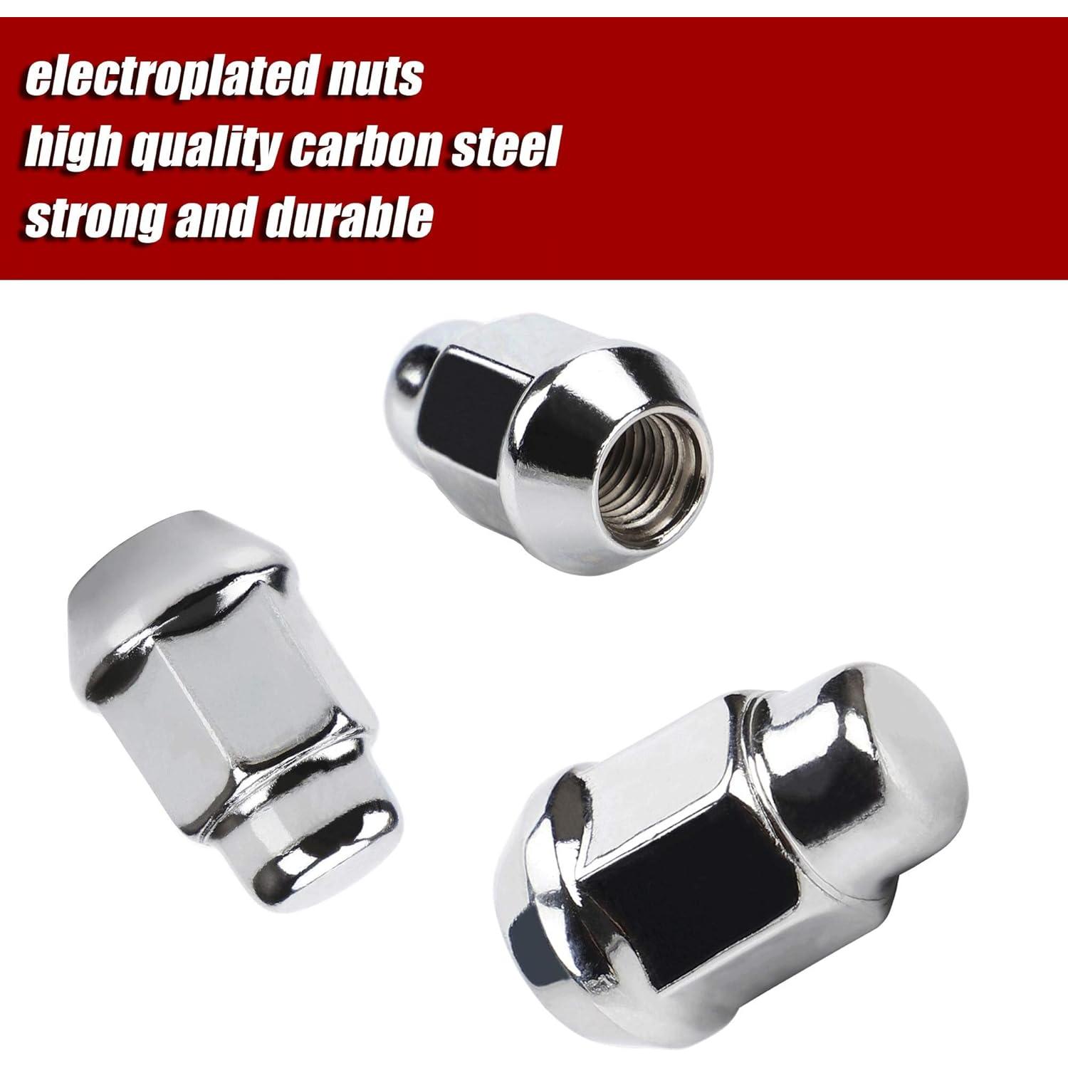 Tuercas de Rueda Acorn FLYCLE M12x1.5 Cromo 20PCS