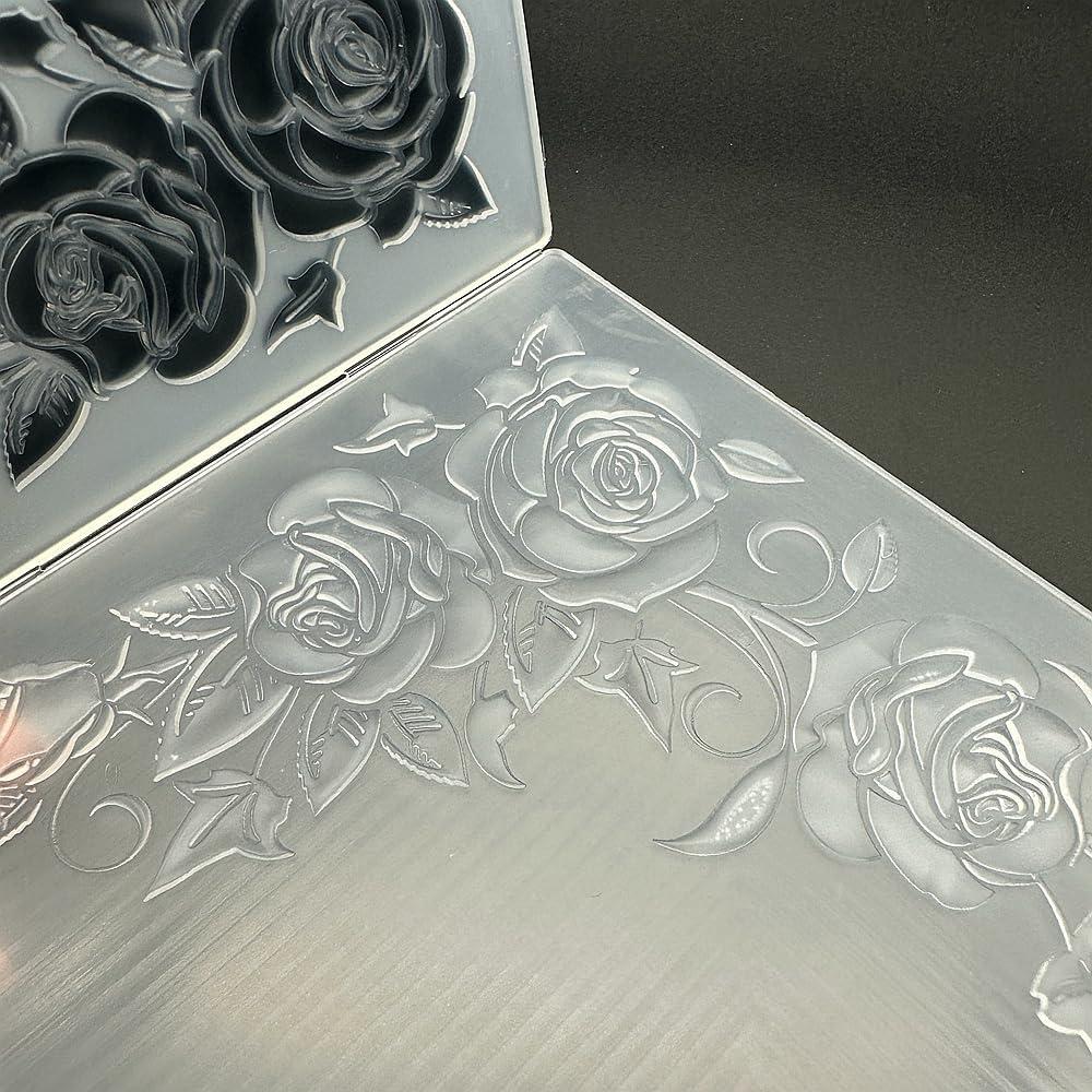 Plantilla de Embosado 3D Rosa Tridimensional 12.7x17.8 cm