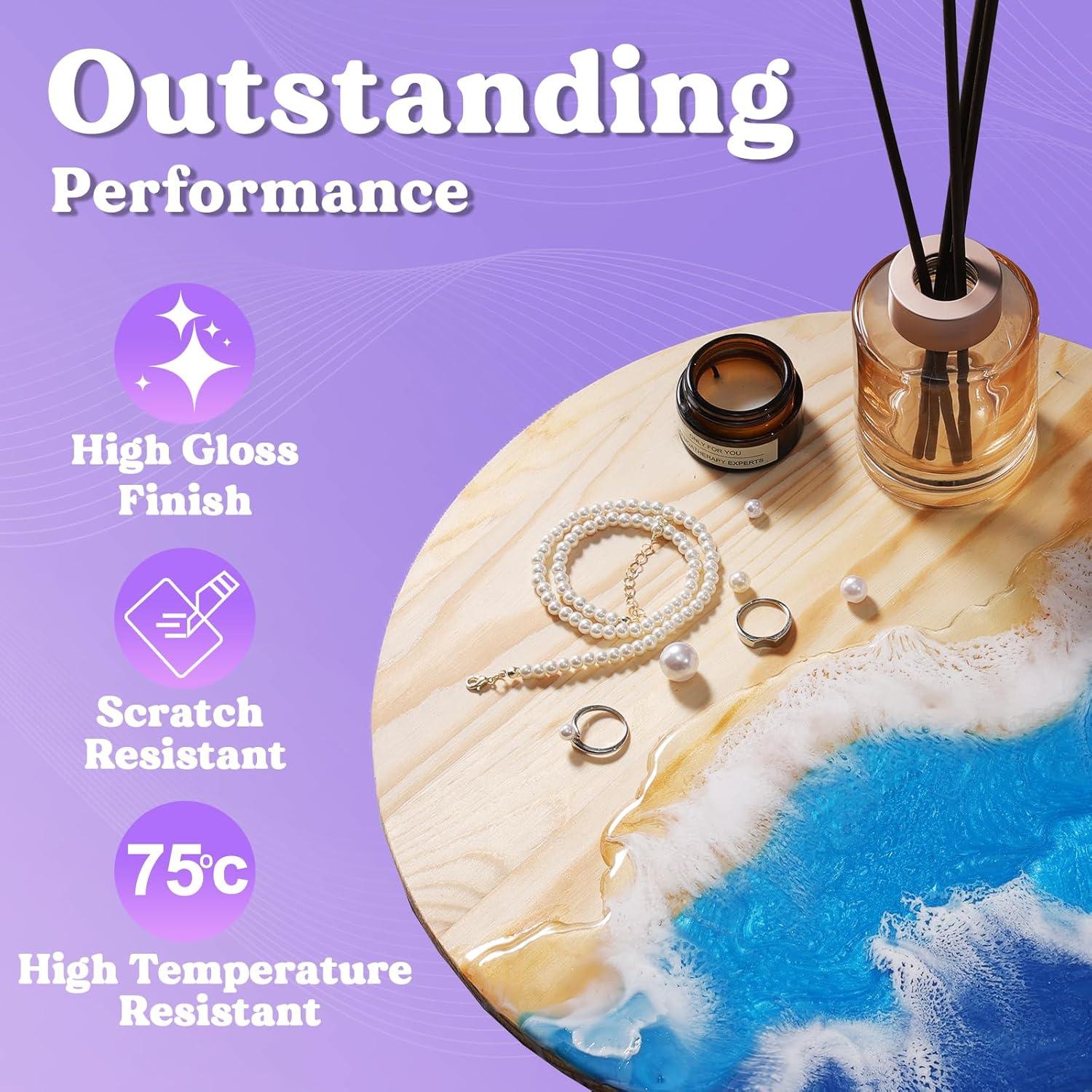 Resina Epoxy Cristalina 1.89L RESINA LET'S - Kit 2 Partes