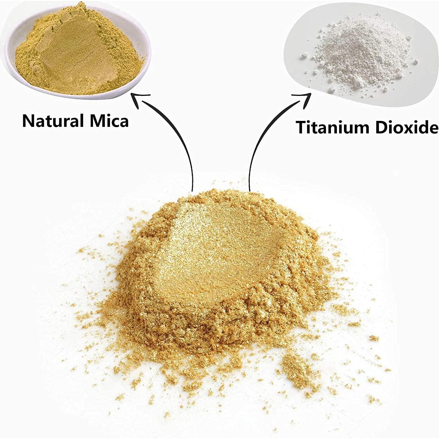 Polvo de Mica Brillante NTWJNJY - 30 Colores para Jabón y Resina