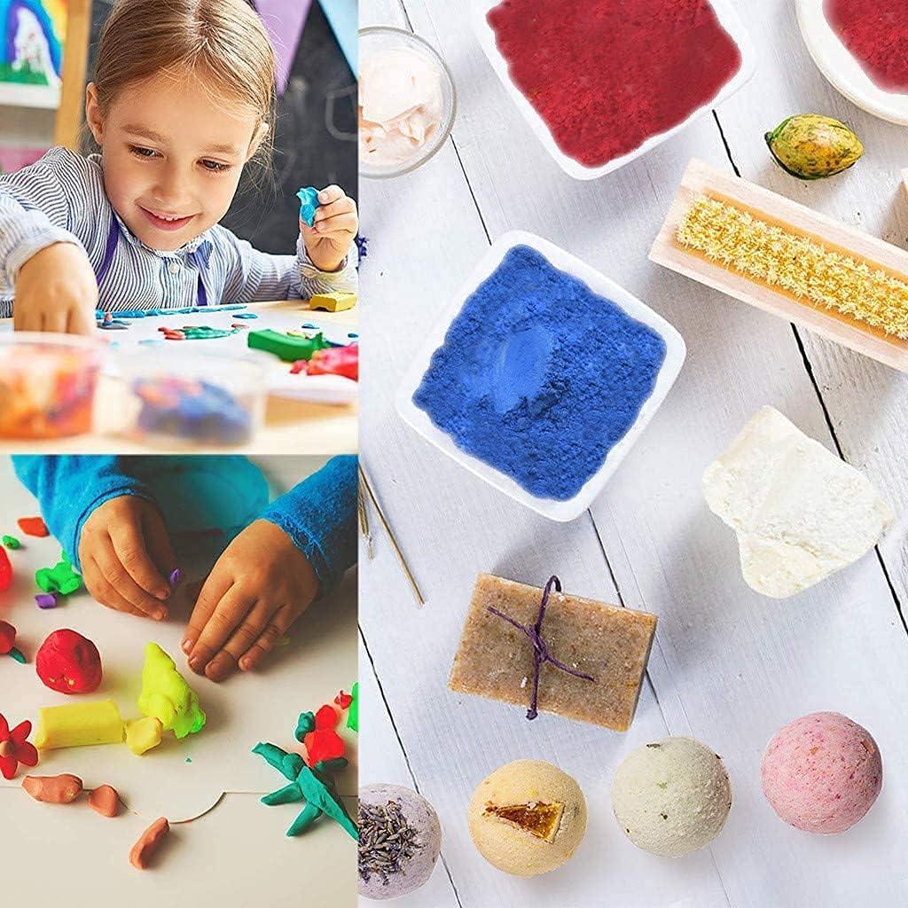 Polvo de Mica Brillante NTWJNJY - 30 Colores para Jabón y Resina