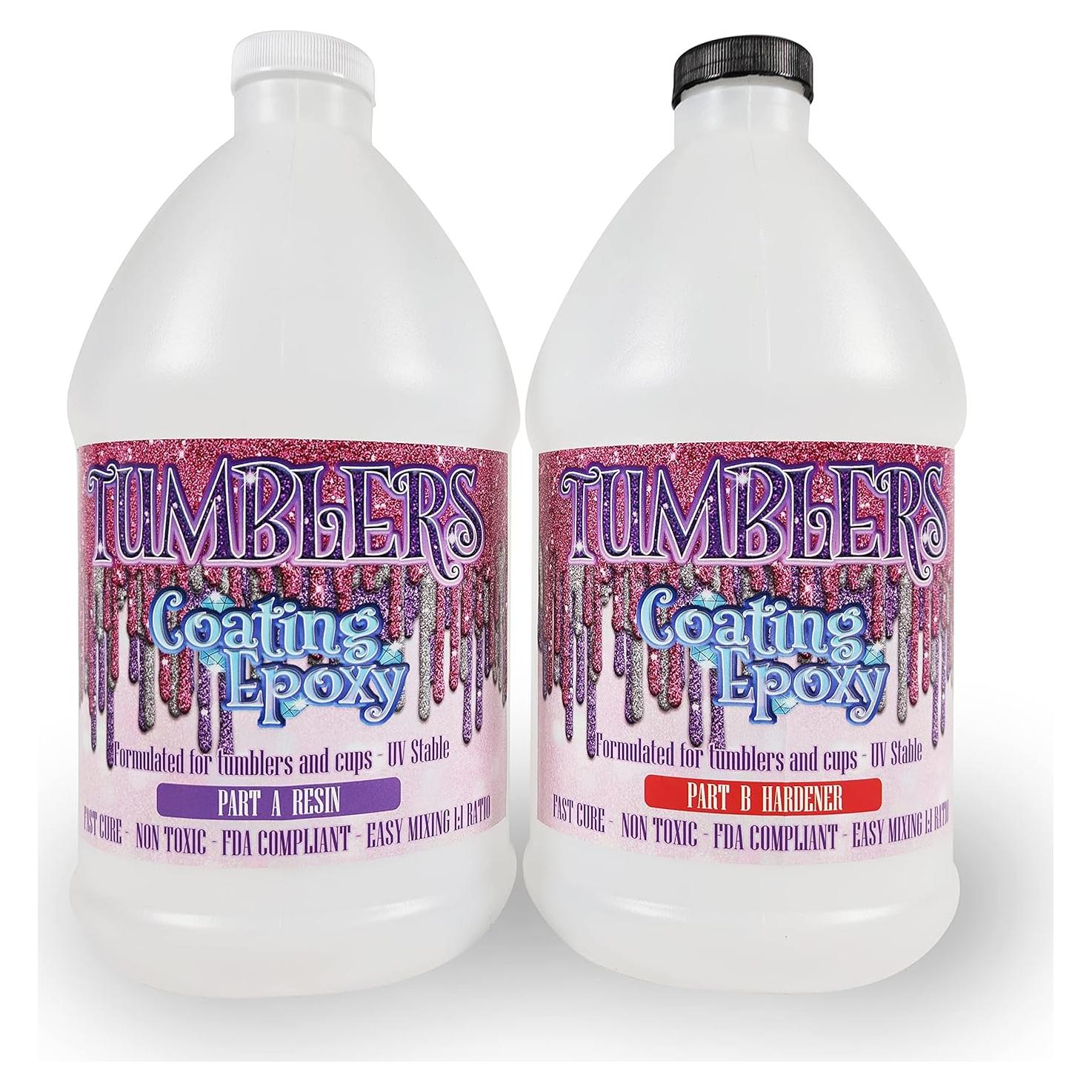 Resina Epóxica para Recubrimiento de Vasos La Tienda - Kit 1 Galón