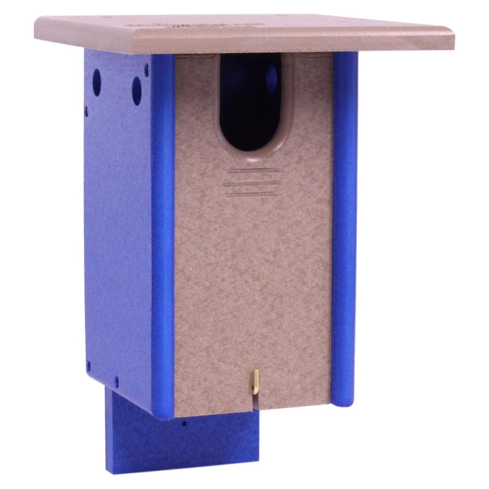 Casa para Pájaros Bluebird AmishToyBox, Madera Reciclada 17.78x17.78x27.94cm