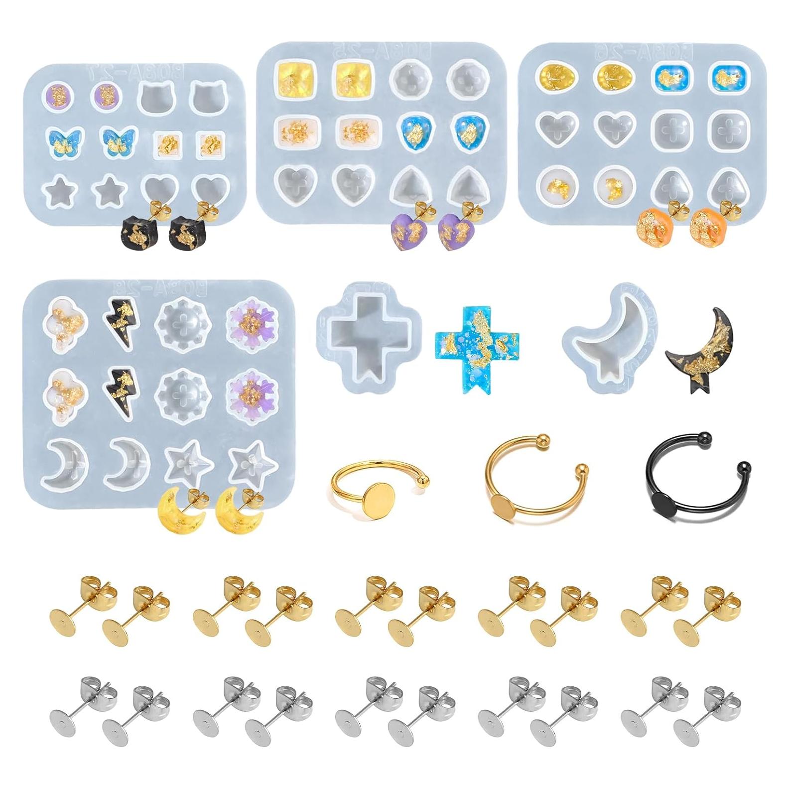 Set de Moldes de Resina para Joyería RESIN GO - 29 Piezas