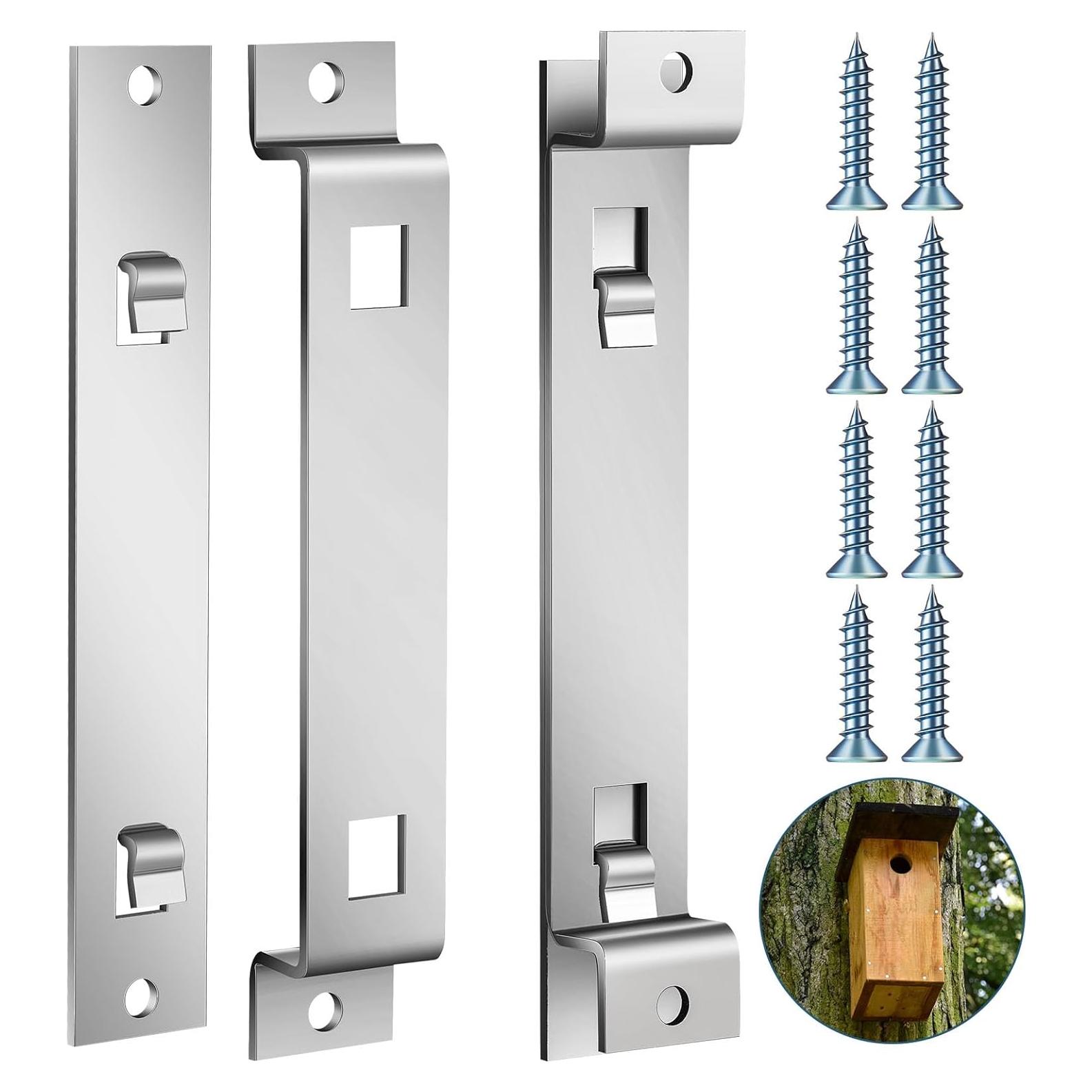 Soporte para Casa de Aves Blulu - Acero Galvanizado - 2 Juegos