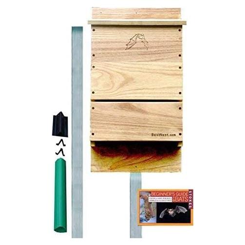 Casa para Murciélagos BestNest con Poste Telescópico, 85 Murciélagos