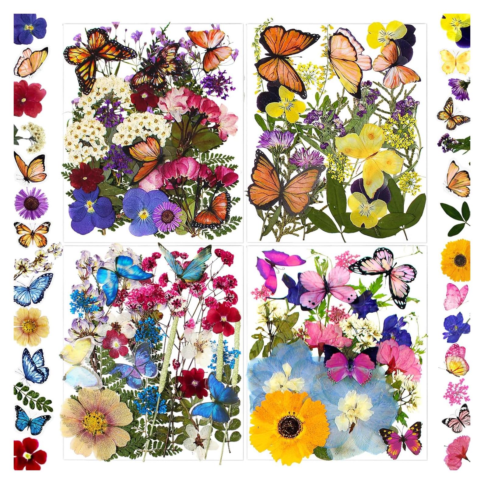 99 Piezas Flores Secas Prensadas LUCISKY para Manualidades