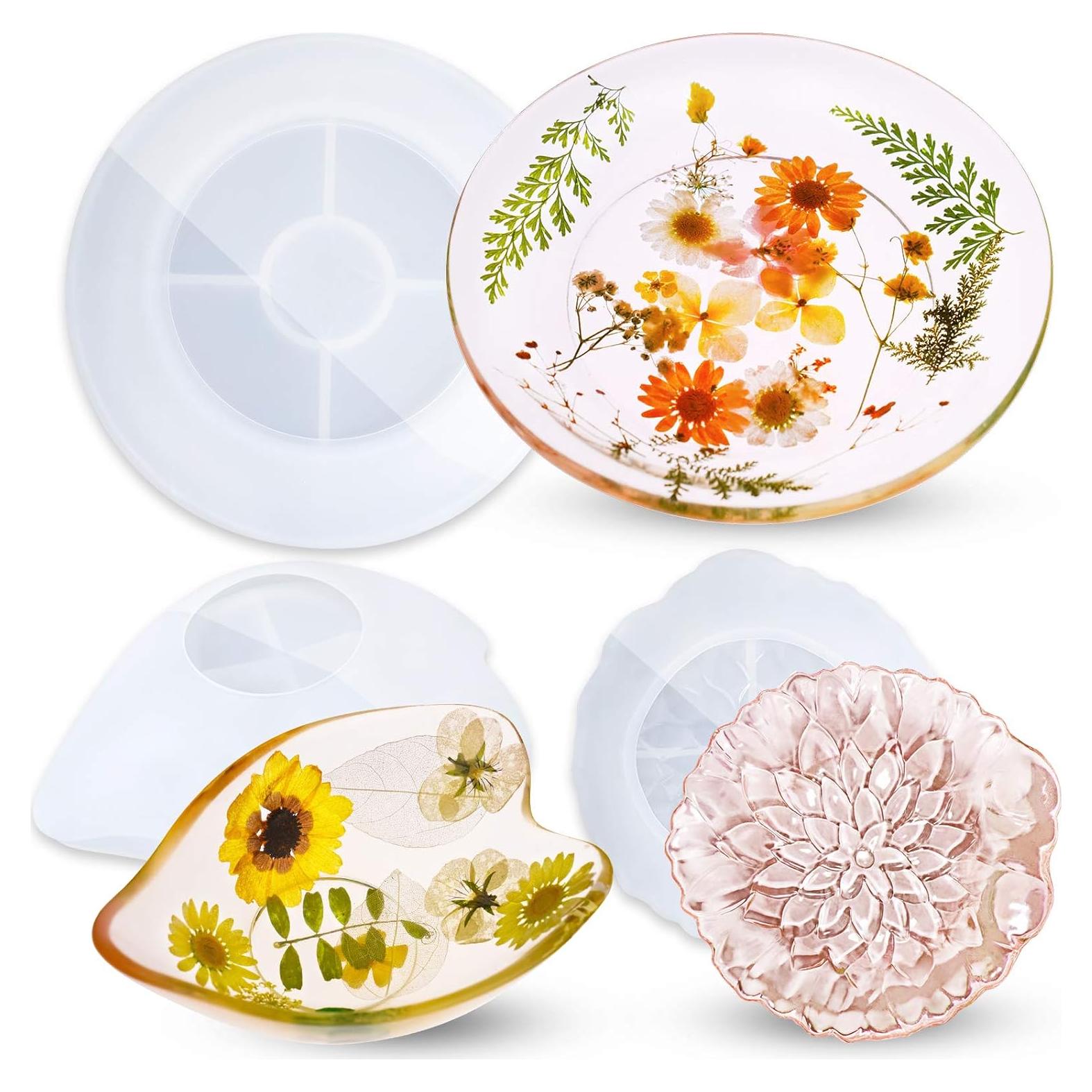 Moldes de Silicona NiArt para Resina Epóxica - 3 Formas