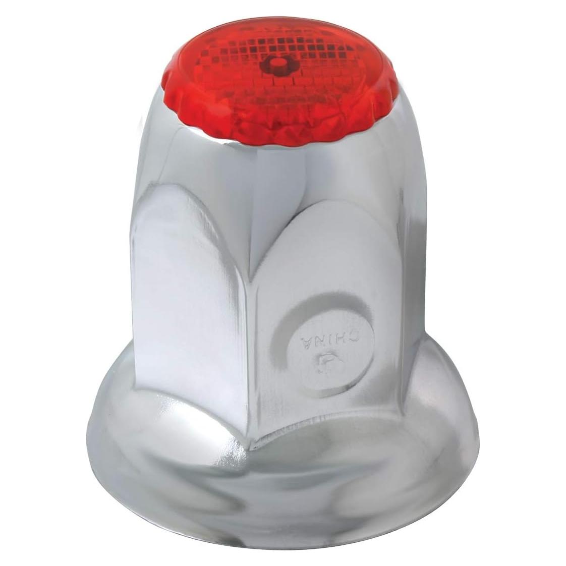 Cubierta de Tuerca GG Grand General 33 mm Acero Cromado Rojo - Juego de 10