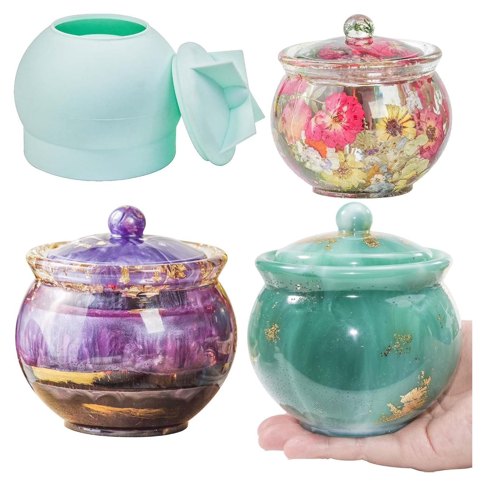 Moldes de Resina FaitmainX para Tarros Extra Grande 11.4 cm