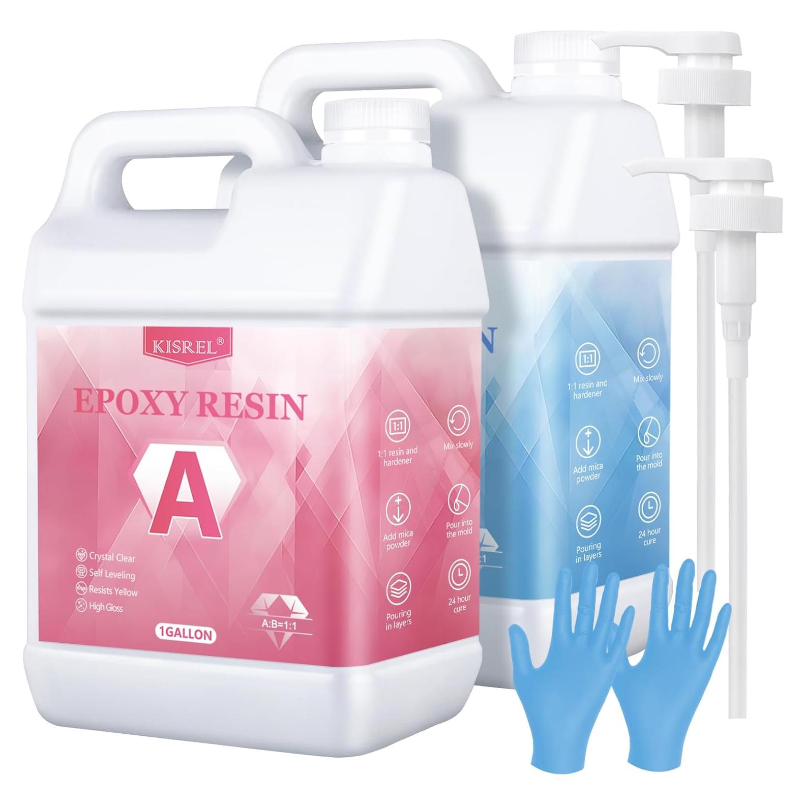 Resina Epóxica KISREL 2 Galones Cristalina Sin Burbujas