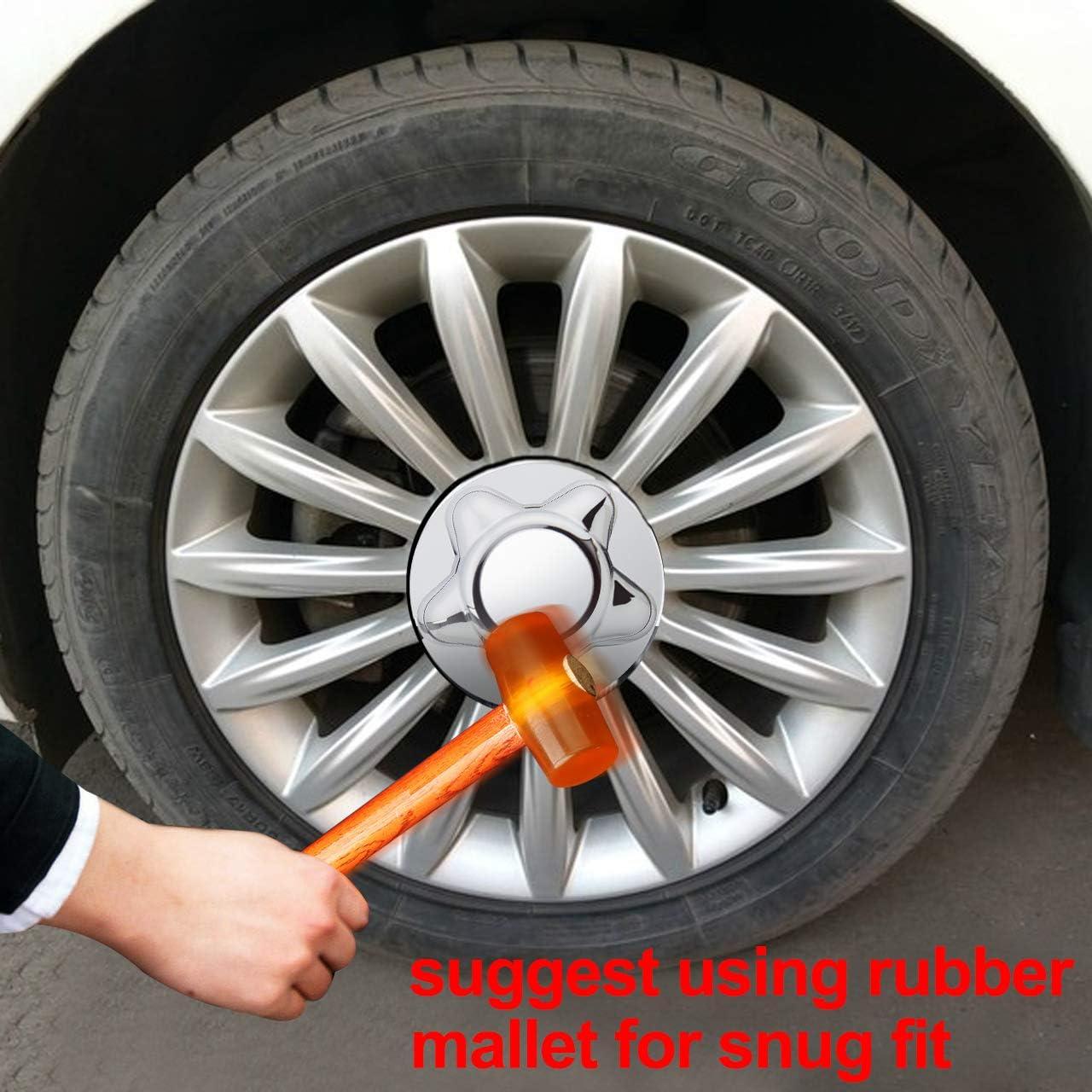 Tapas Centrales Cromadas B4B para Ford F150/Expedición 7"