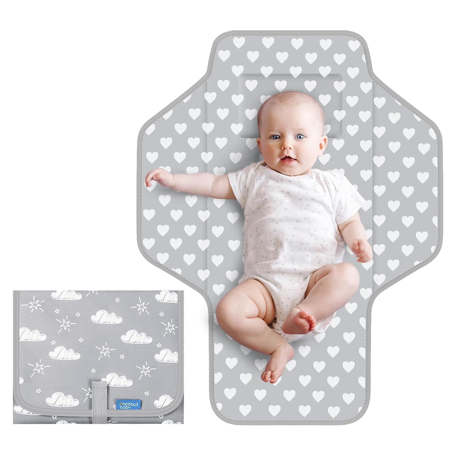 Alfombrilla de Cambio Portátil Bebés Momcozy Gris 53x66cm