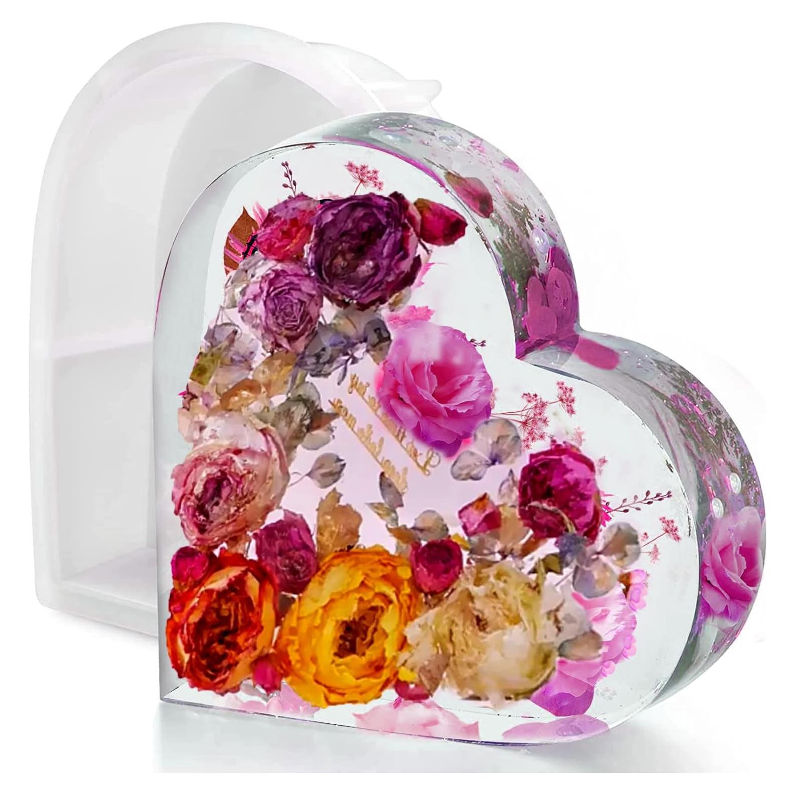 Molde de Silicona Grande Actvty Corazón para Resina 21.1x20.3cm