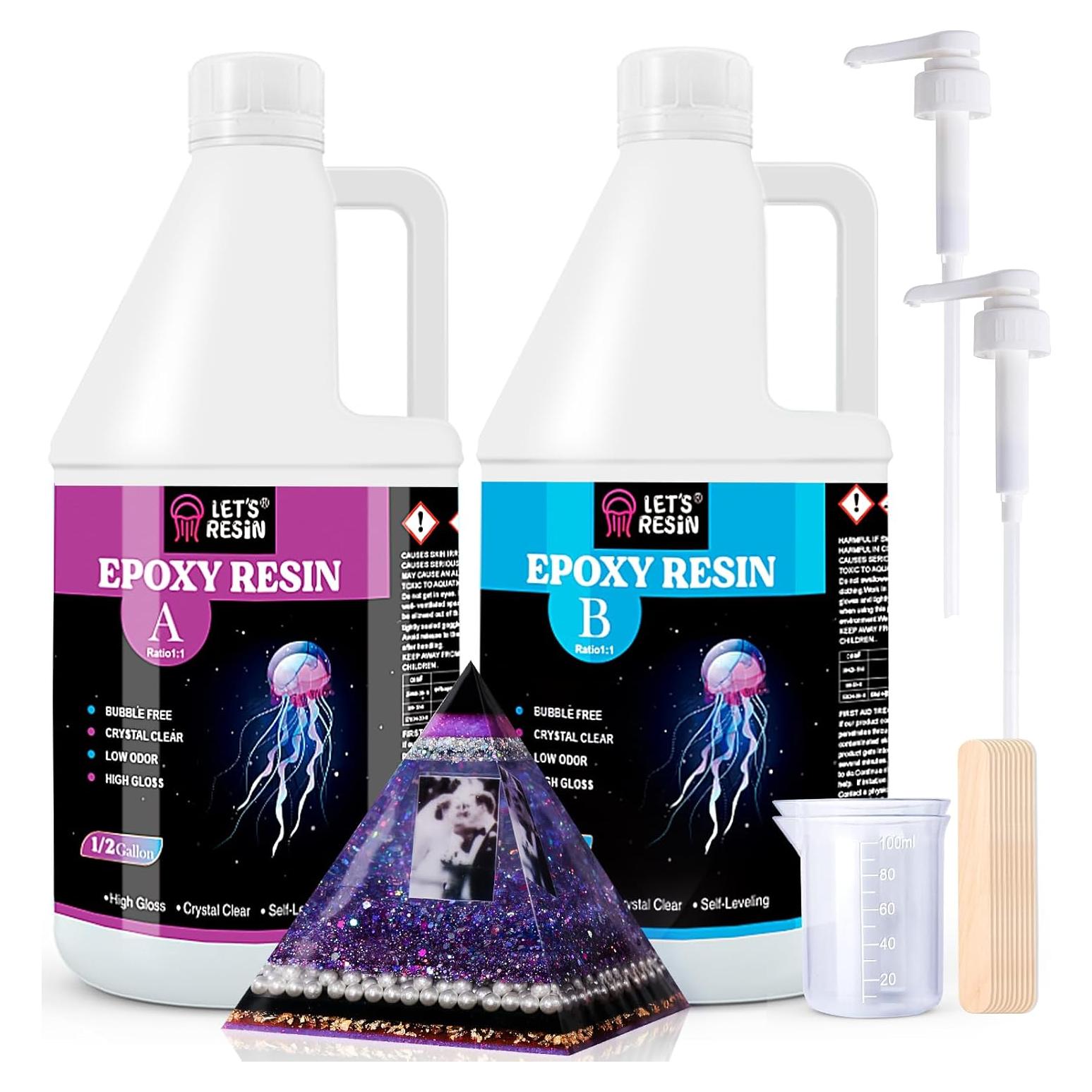 Kit de Resina Epoxy Let's Resin 3.78L Cristalina Sin Burbujas