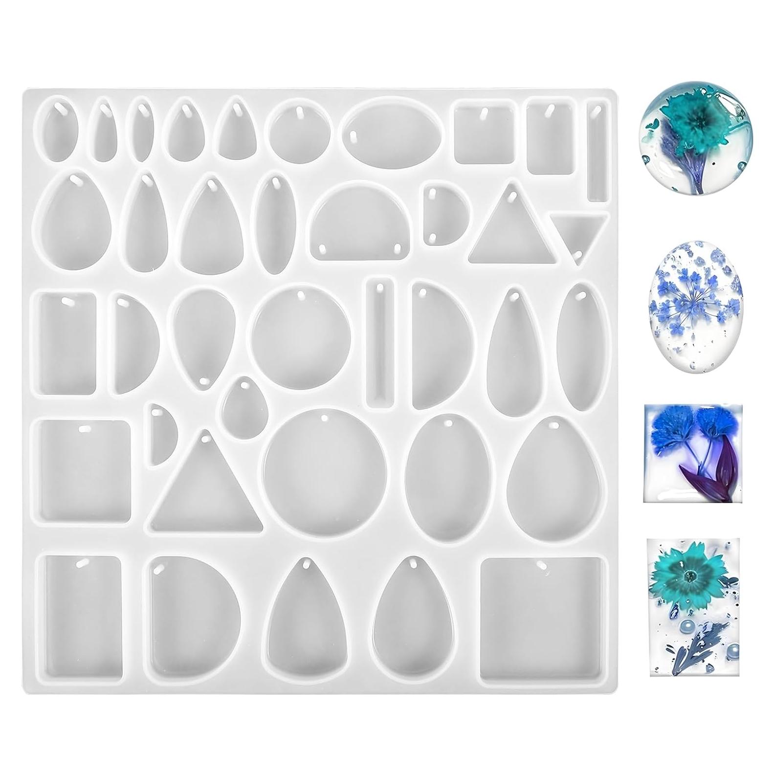 Moldes de Silicona para Joyería Ymapinc 23x23cm Transparente