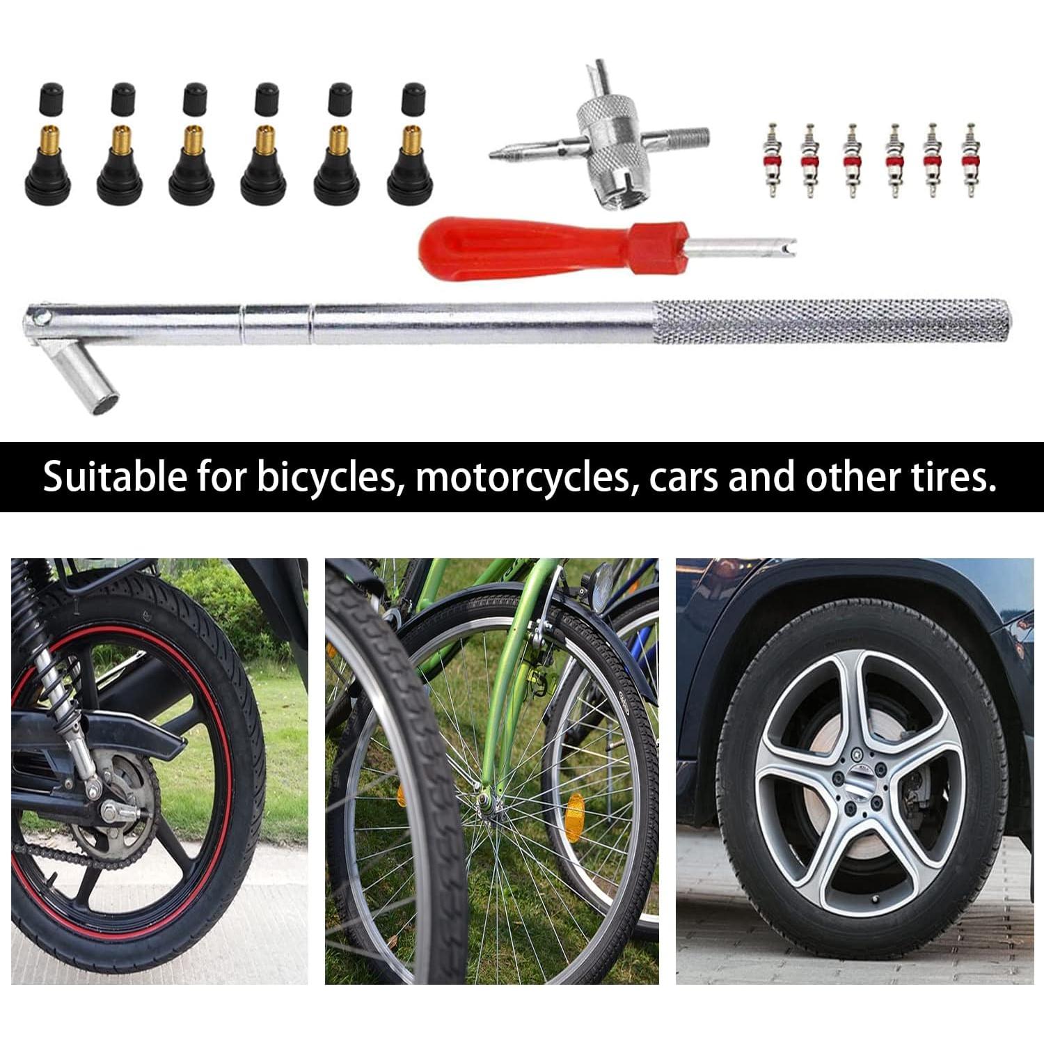 Juego de Herramientas AICEL para Válvulas de Neumáticos 15 Pcs