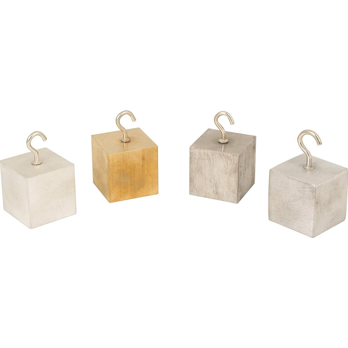 Juego de Cubos de Densidad EISCO - 4 Metales 32mm con Ganchos
