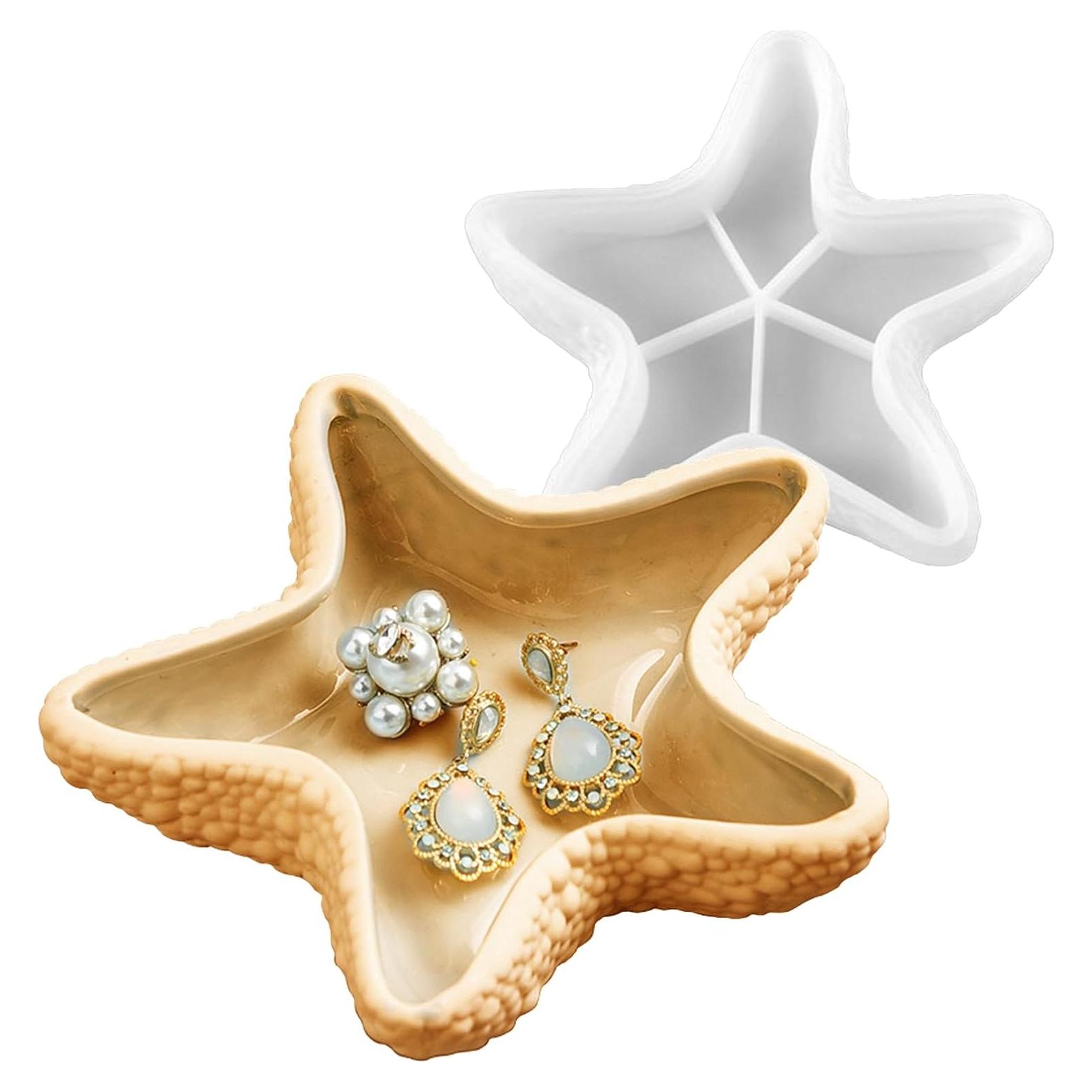 Molde de Silicona Estrella de Mar Wehous para Resina 12.7cm