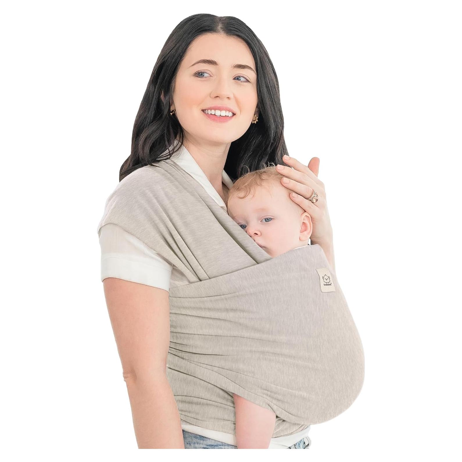 Fular Portabebés KeaBabies Gris Piedra - Ergonómico y Transpirable