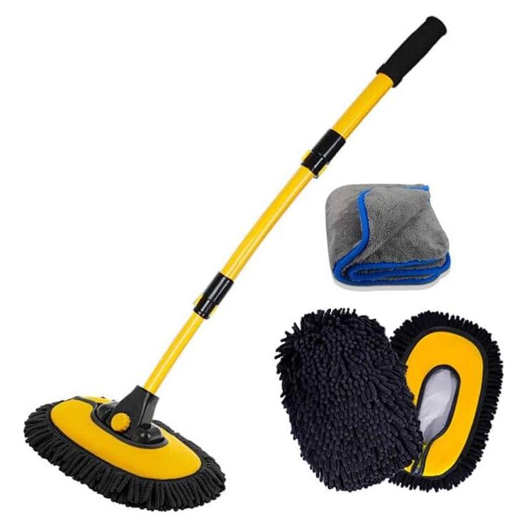 Kit de Lavado de Autos BMLEI con Trapeador y Toallas Microfibra