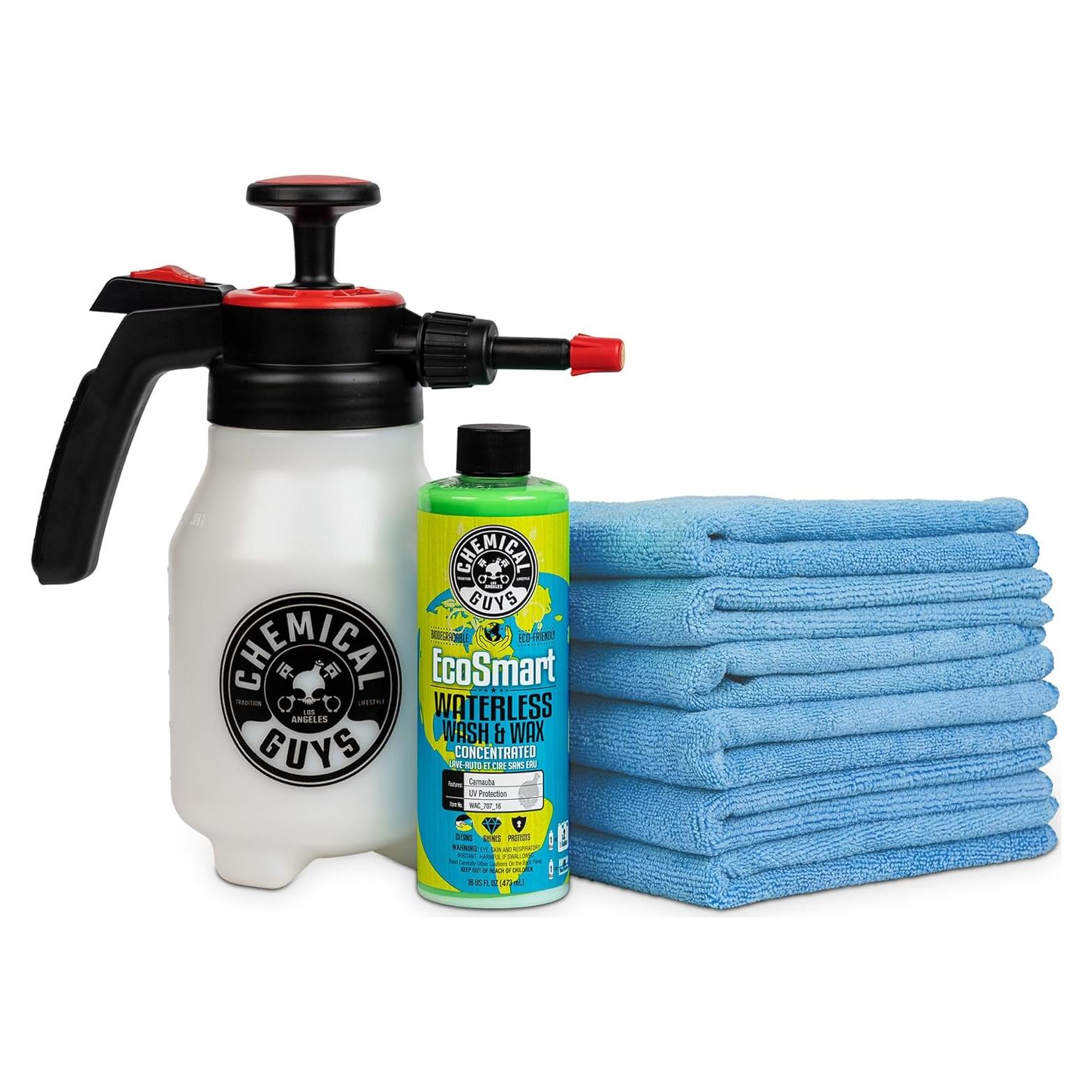 Kit de Lavado y Cera Sin Agua Chemical Guys HOL401 - EcoSmart