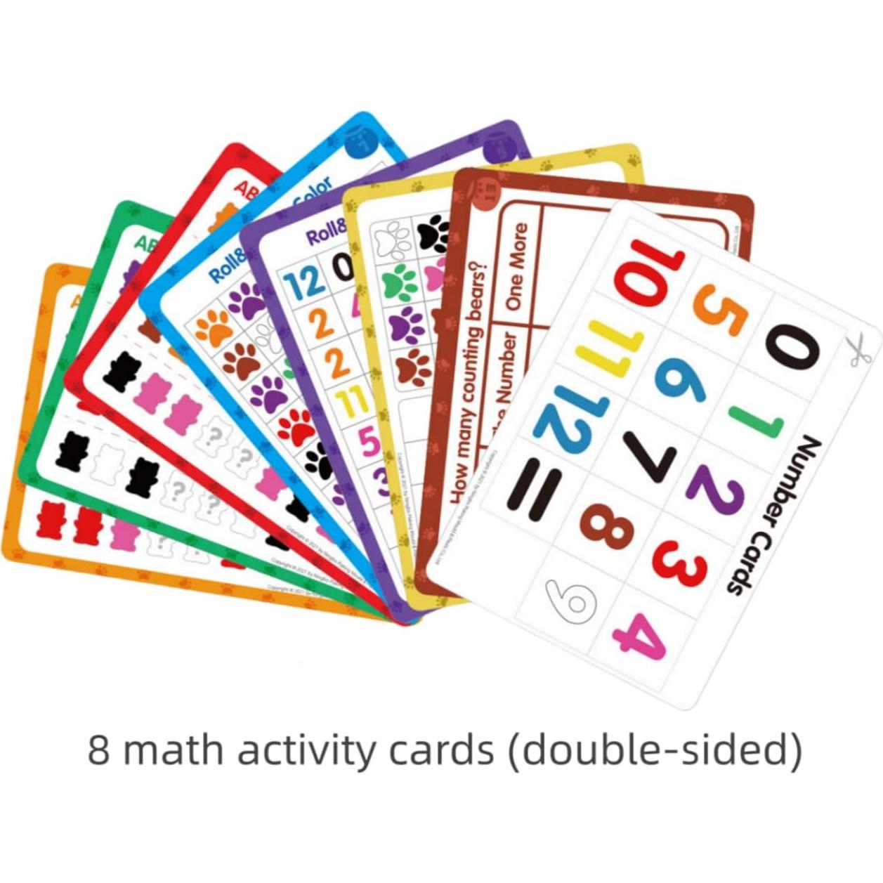 100 Osos Translúcidos para Conteo y Clasificación Odoorgames