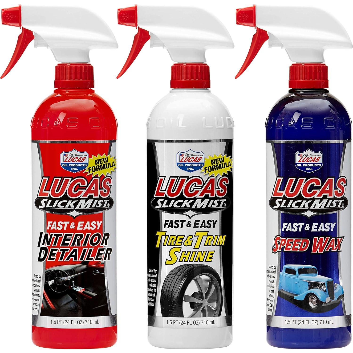 Kit de Detalle Lucas Oil Slick Mist 10558 - Brillo y Protección
