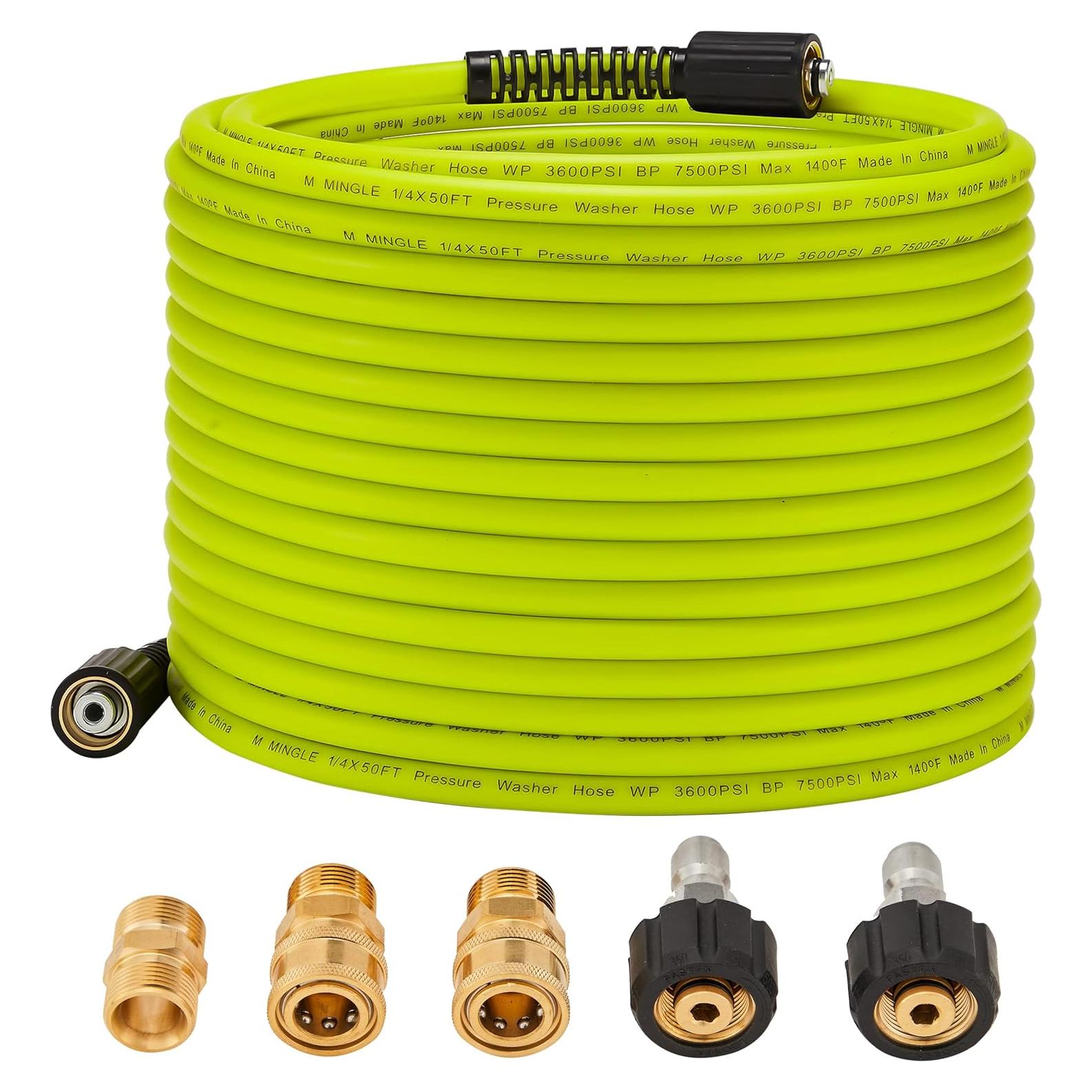 Manguera de Lavadora a Presión M MINGLE 50 FT 3600 PSI