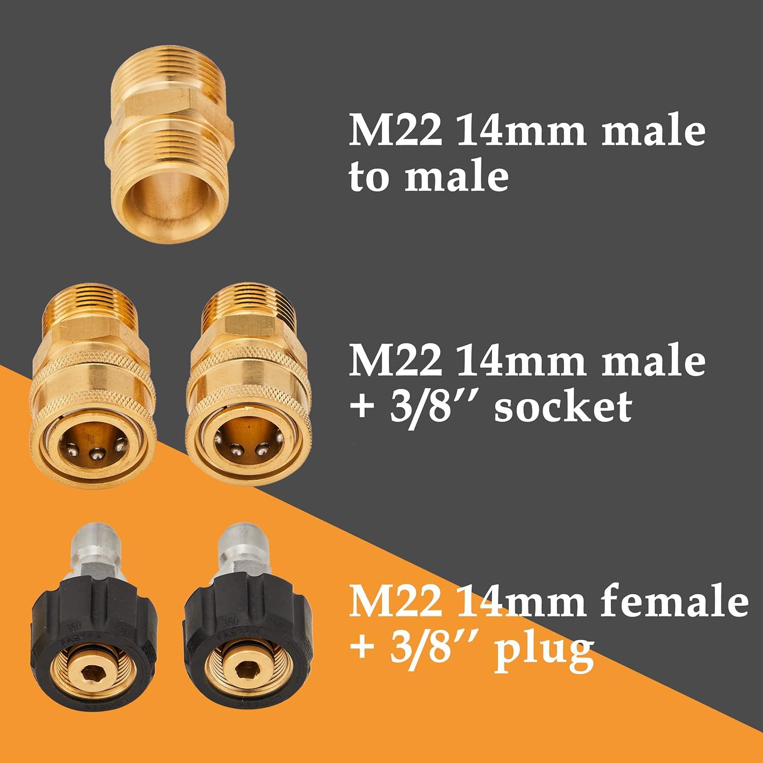 Manguera de Lavadora a Presión M MINGLE 50 FT 3600 PSI