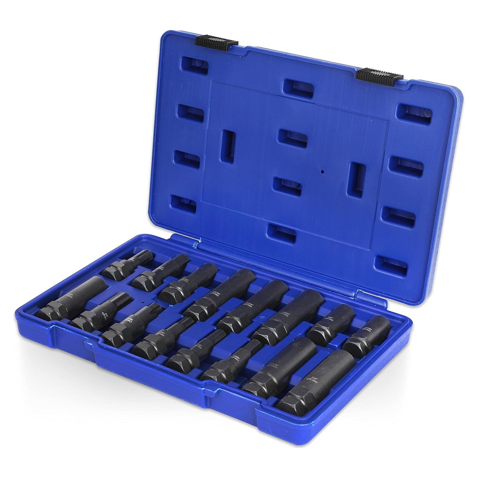 Juego de Llaves para Tuercas de Rueda PlatinumEdge 16 Piezas