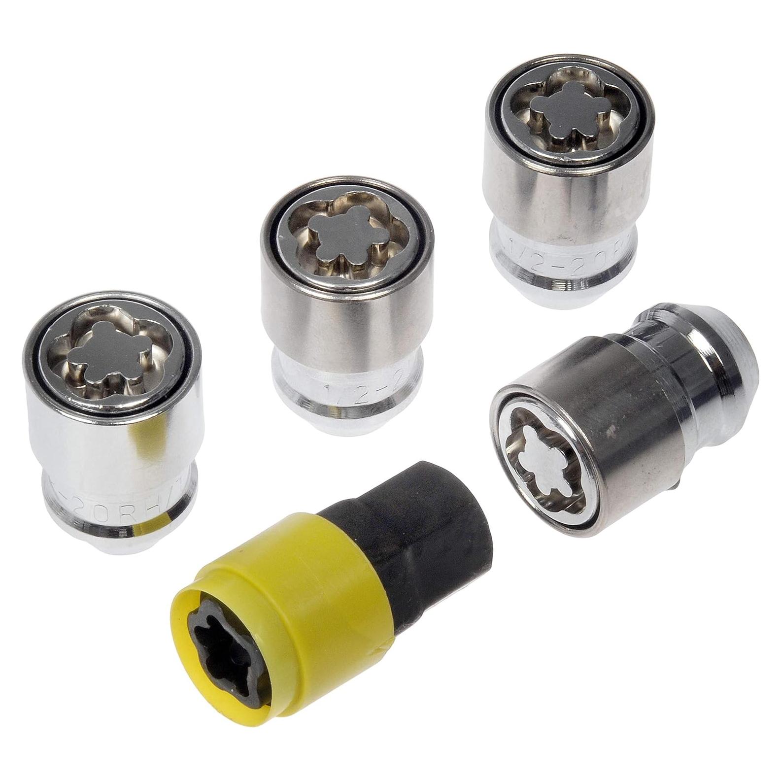 Juego de Bloqueo de Rueda Dorman 712-281 5 Piezas Cromo