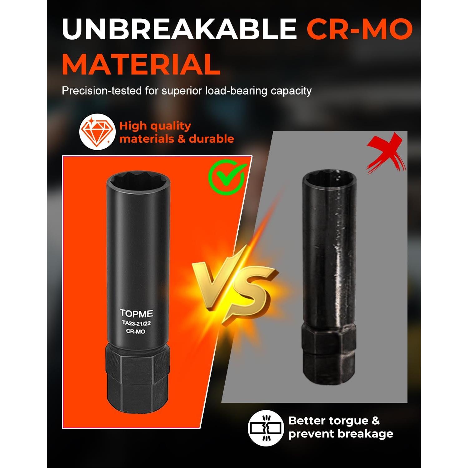 Enchufe de Tuerca 10 Spline Topme para Camiones y SUV